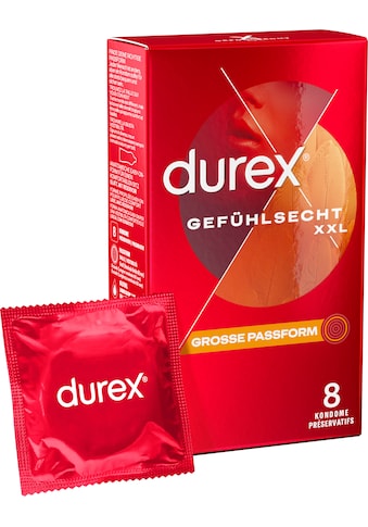 durex XXL-Kondome »Gefühlsecht Extra Groß« (...