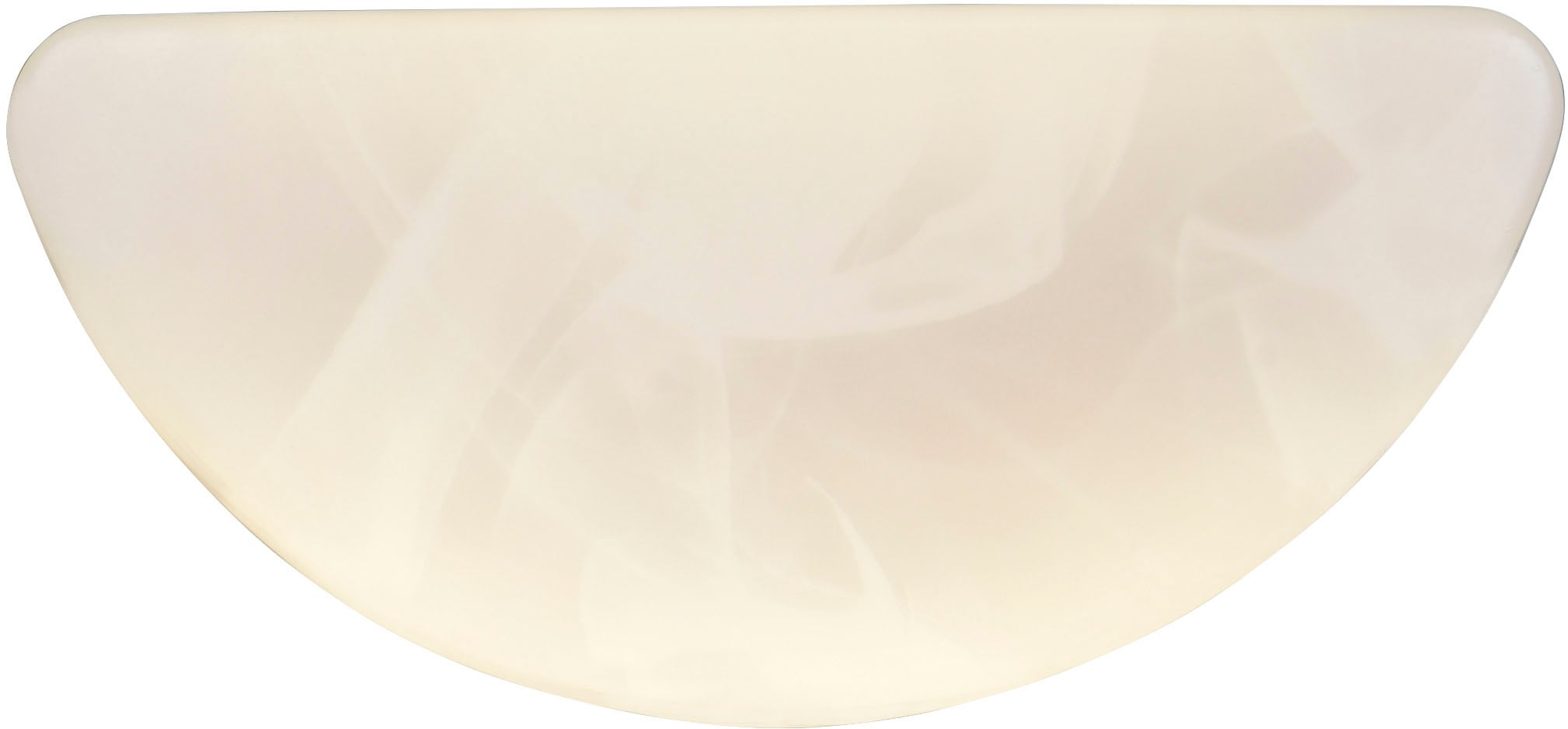 REALITY LEUCHTEN LED Wandleuchte "UMBRIA, LED Wandlampe Kunststoff Alabaster weiß 4000K kaltweißes Licht", weiß, alabaster, 1, H: 3,5cm, 1 Stk., Leuchten, 9W 1200 Lumen, Wand- oder Deckenlampe, B/H/T: 25,5 x 3,5 x 11,5 cm, LED Wandleuchte