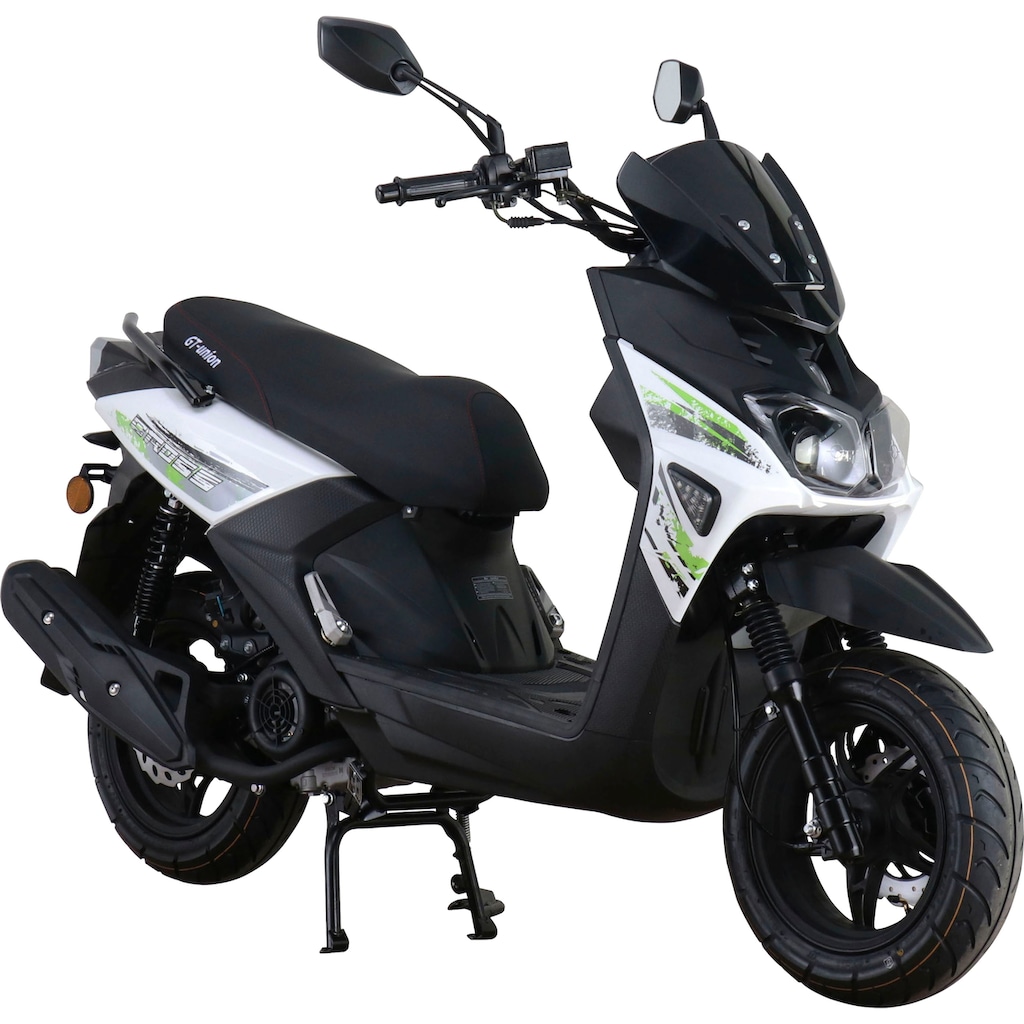 GT UNION Motorroller »PX 55 Cross-Concept 2.0 Street 125«, 125 cm³, 85 km/h, Euro 5, 8,5 PS, (Komplett-Set, 2 tlg., mit Topcase)