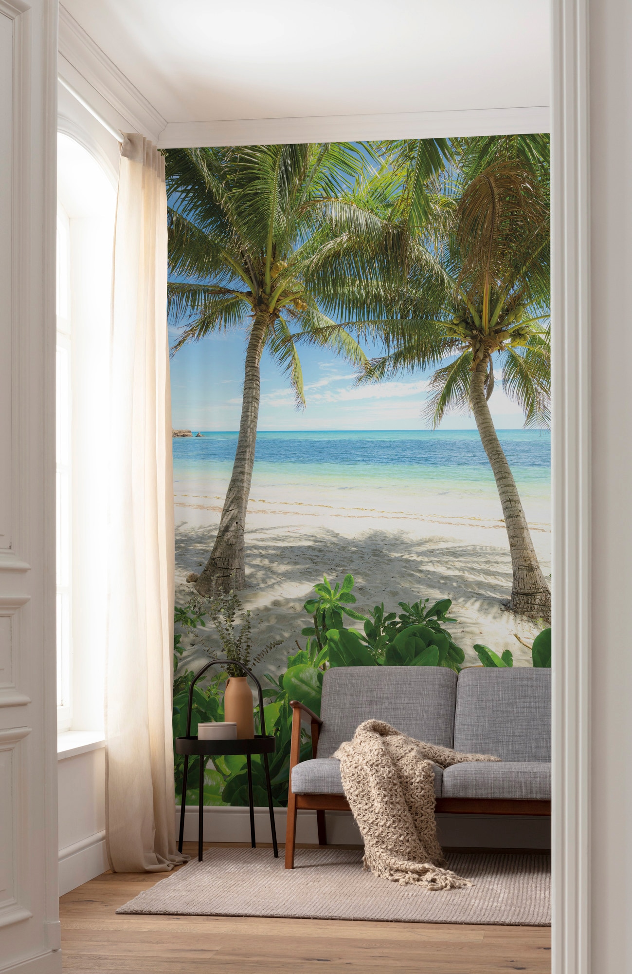 Komar Vliestapete »Palmy Beach«, 200x280 cm (Breite x Höhe), Wohnzimmer,  Schlafzimmer auf Raten | BAUR