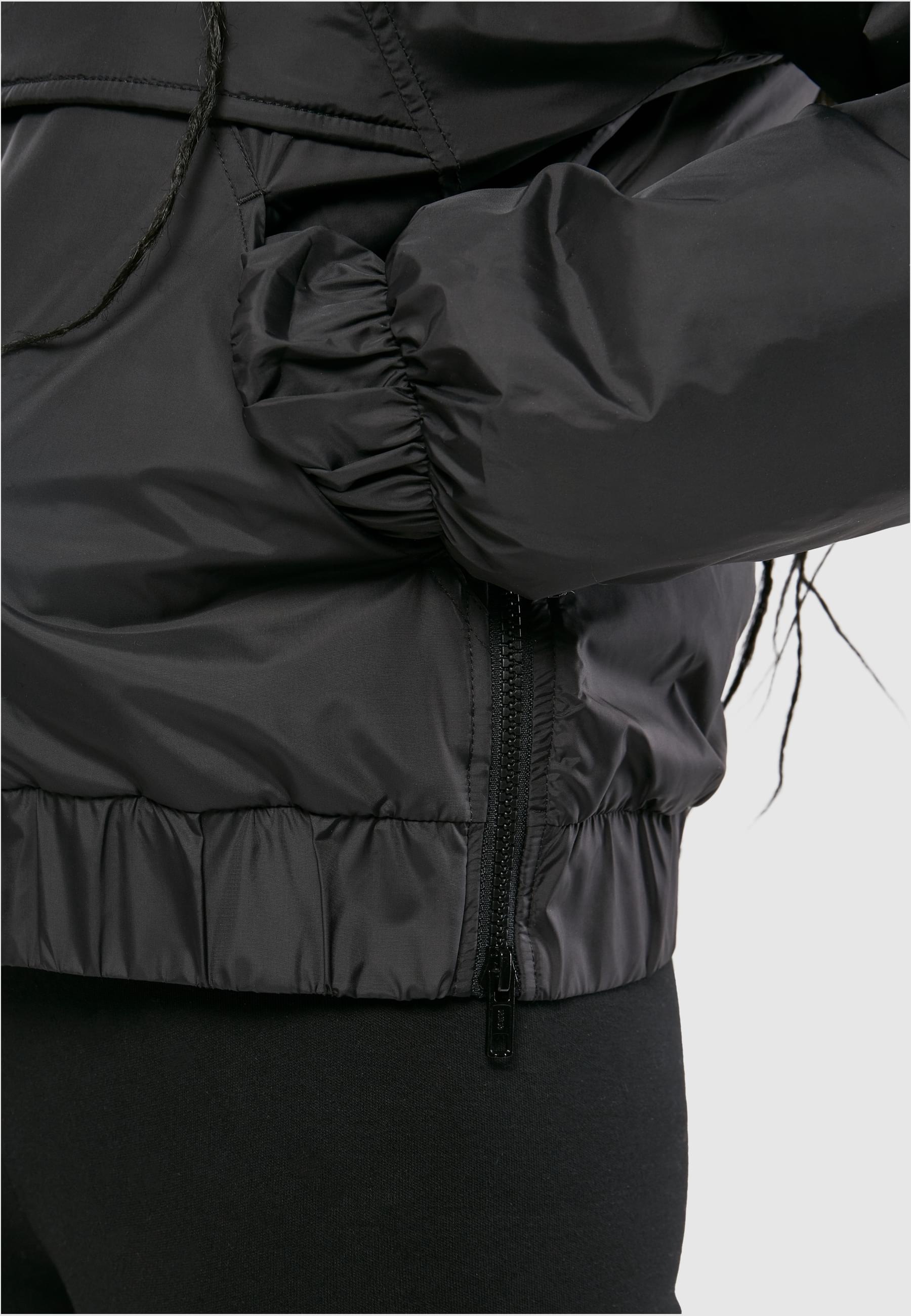 URBAN CLASSICS Winterjacke »Urban Classics Damen Ladies Sherpa Mix Pull Over Jacket«, (1 St.), mit Kapuze