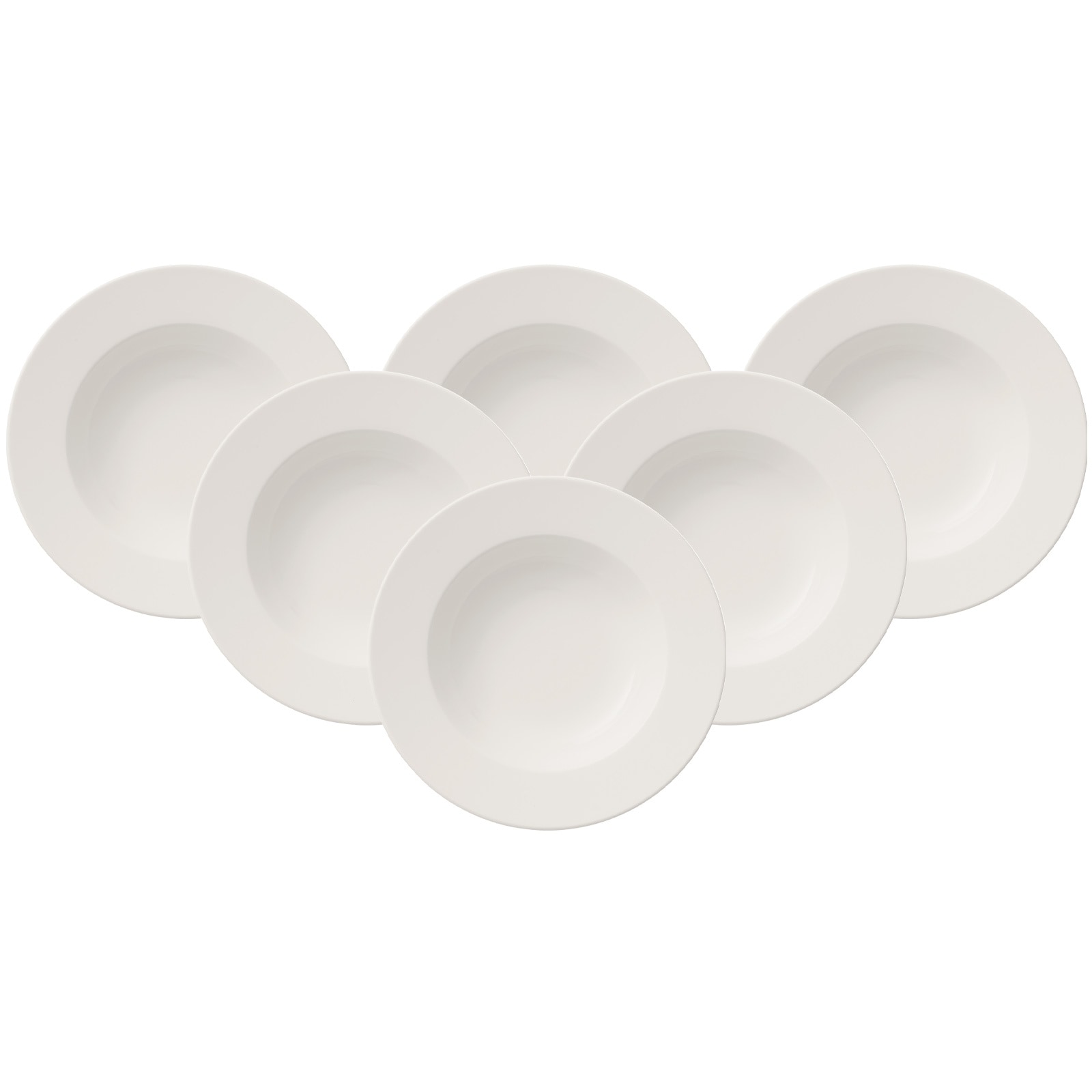 Villeroy & Boch Suppenteller "Suppenteller For Me ø 24,7 cm 6er Set weiß"