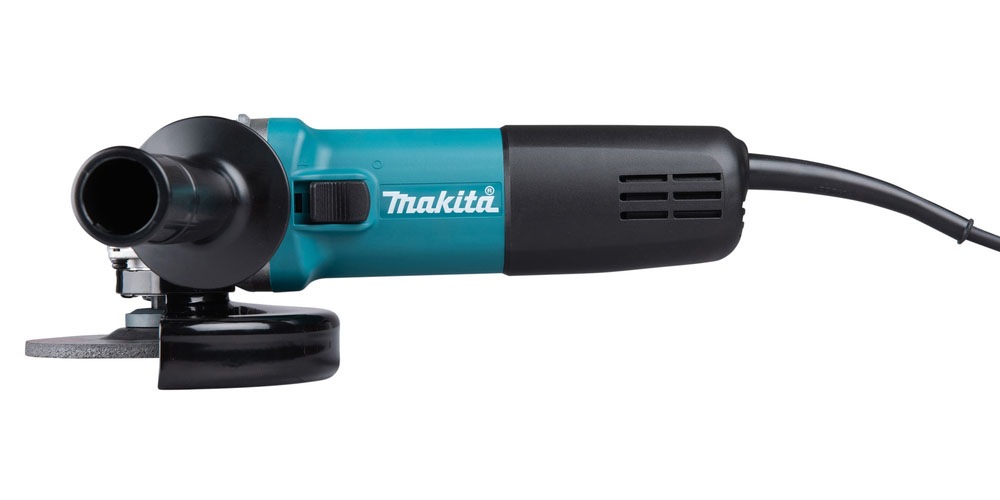 Makita Winkelschleifer »9558HNRG, 125mm, 840W, 11.000 min⁻¹« Kompaktes Gerät zum Schneiden und Schleifen mit Wiederanlaufschutz