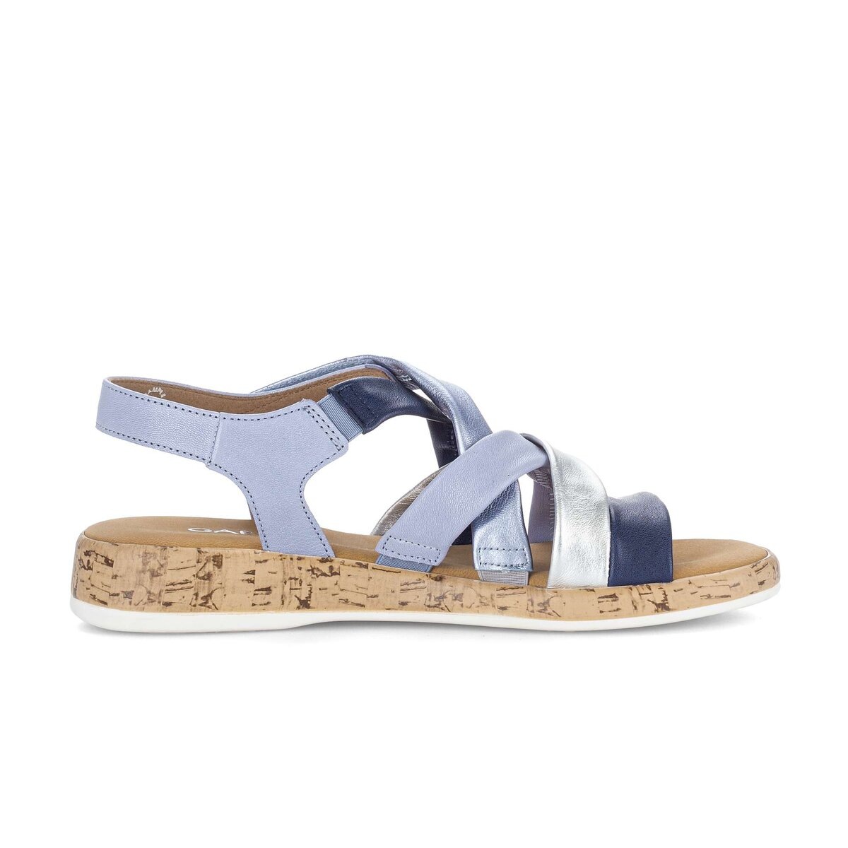 Gabor Strap Sandal Blue 39 5