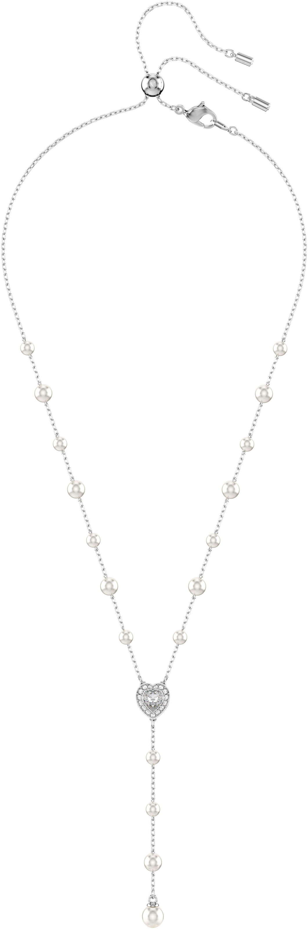 Swarovski Y-Kette »Schmuck Geschenk Ariana Grande Y-Halskette Herz, 5720855«, mit Swarovski® Kristall