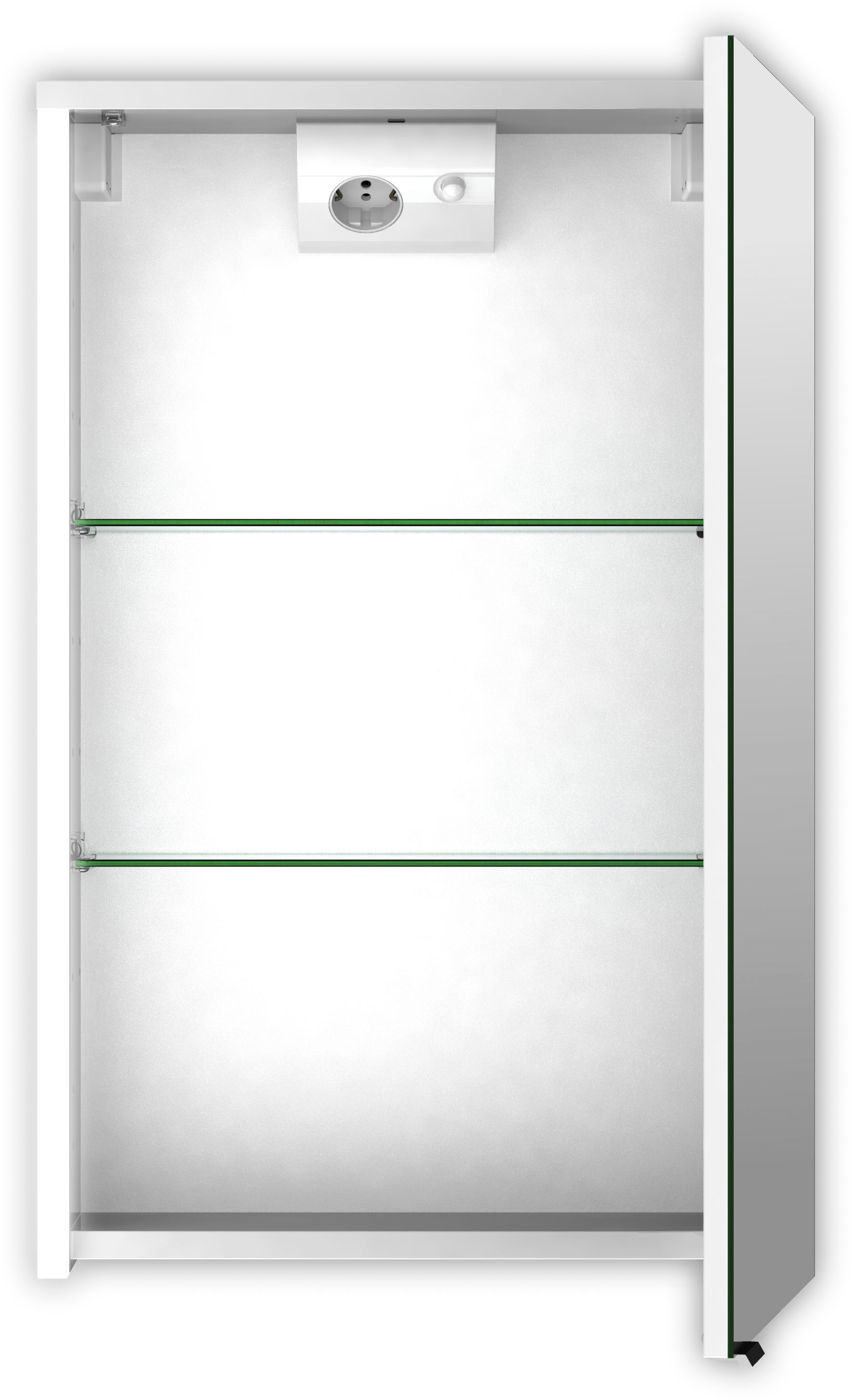 jokey Spiegelschrank »Gabun 2L«, weiß, 40 cm Breite