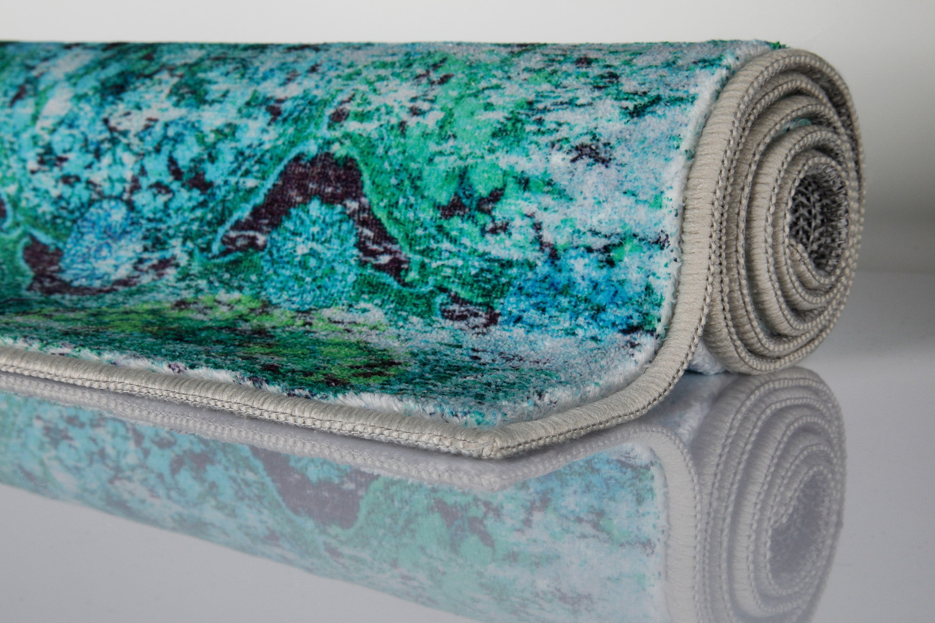 Thumbnail - Wecon home Badematte "Beach Front" Höhe 0,5 mm fußbodenheizungsgeeignet Vintage, waschbar, rutschfest, schnell trocknend...