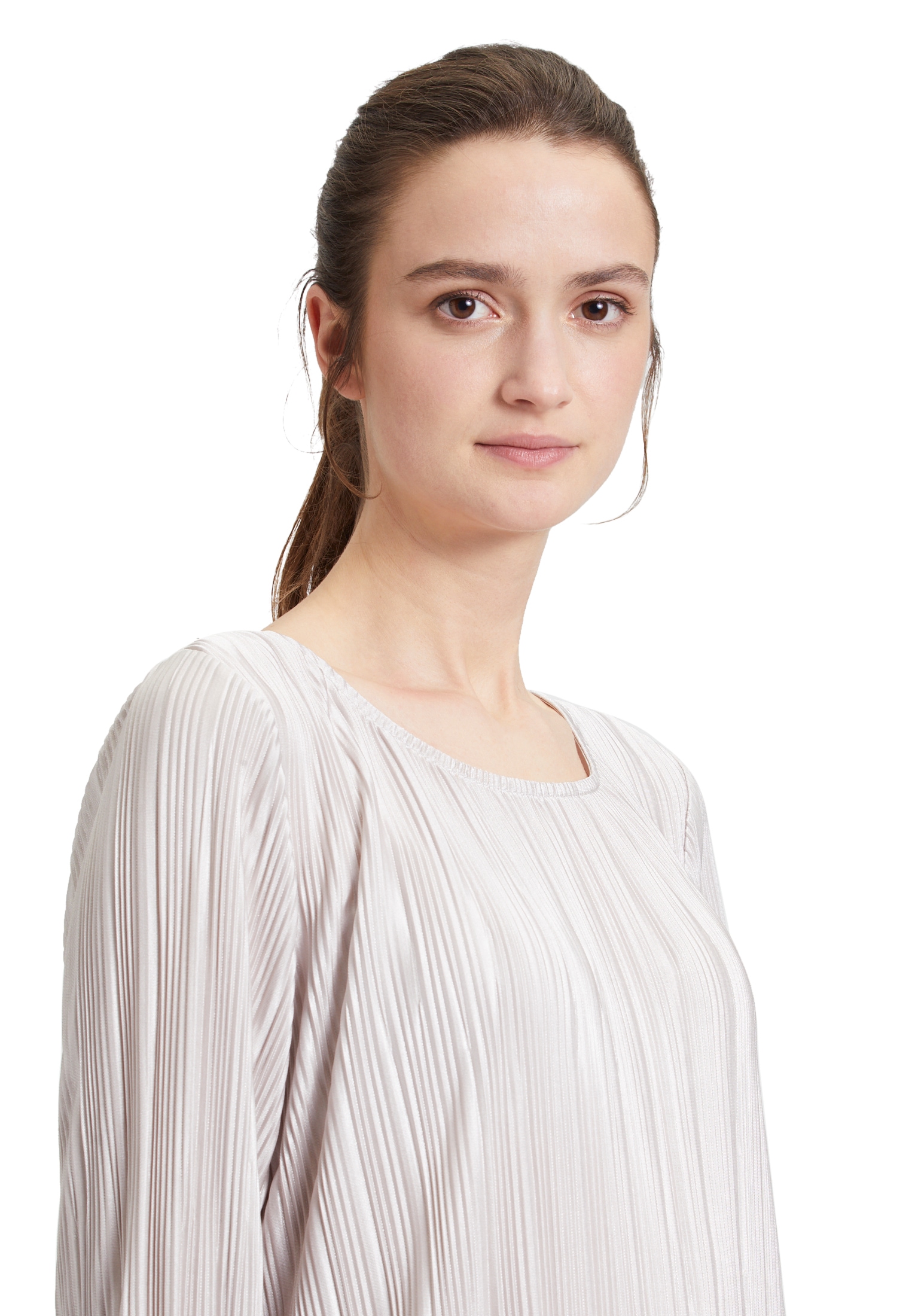 Cartoon Plisseekleid »Cartoon Plisseekleid mit offenem Saum«, Material