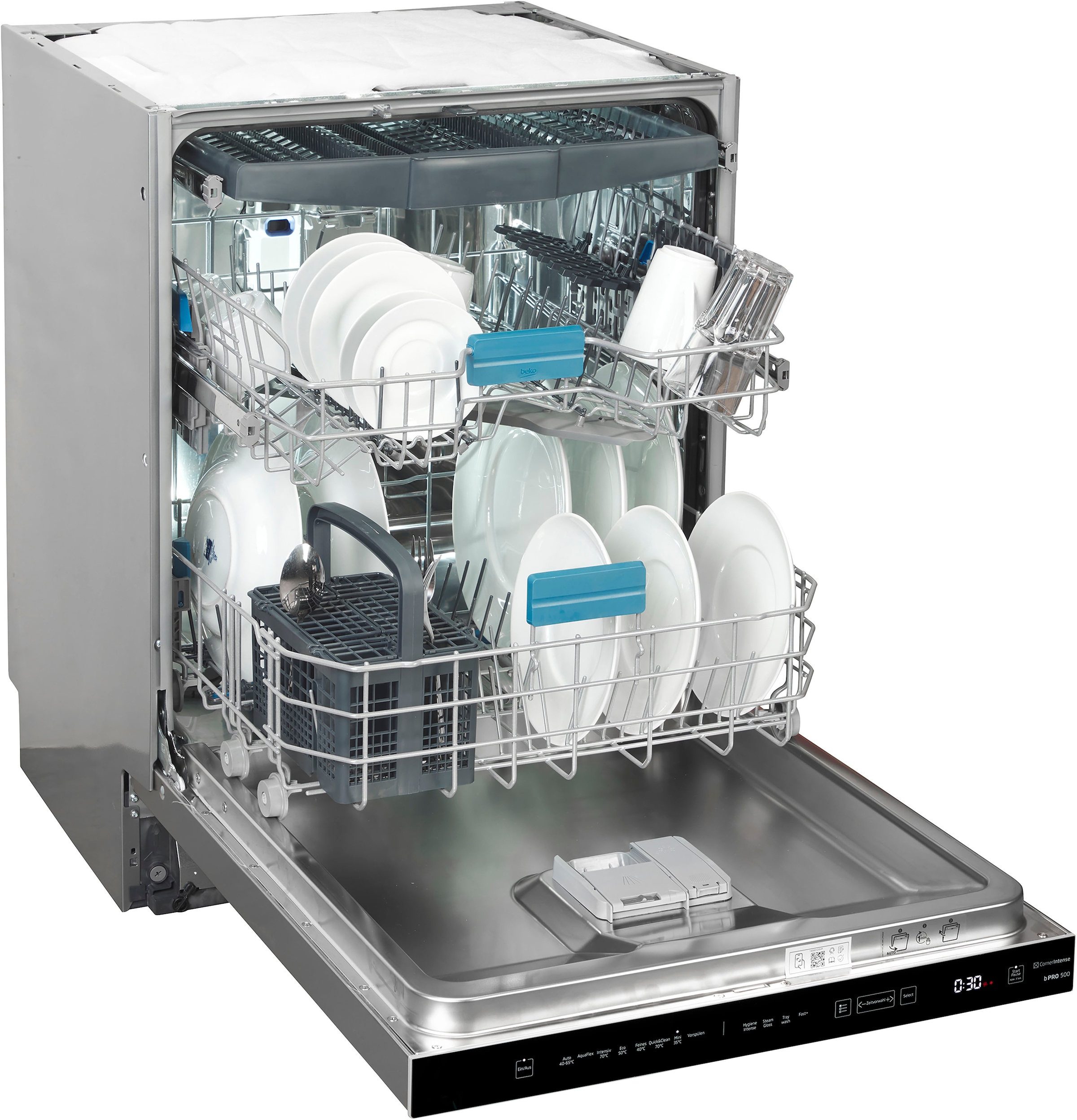 BEKO Unterbaugeschirrspüler »BDDN38440XD 7698501677«, 14 Maßgedecke, hocheinbaufähig