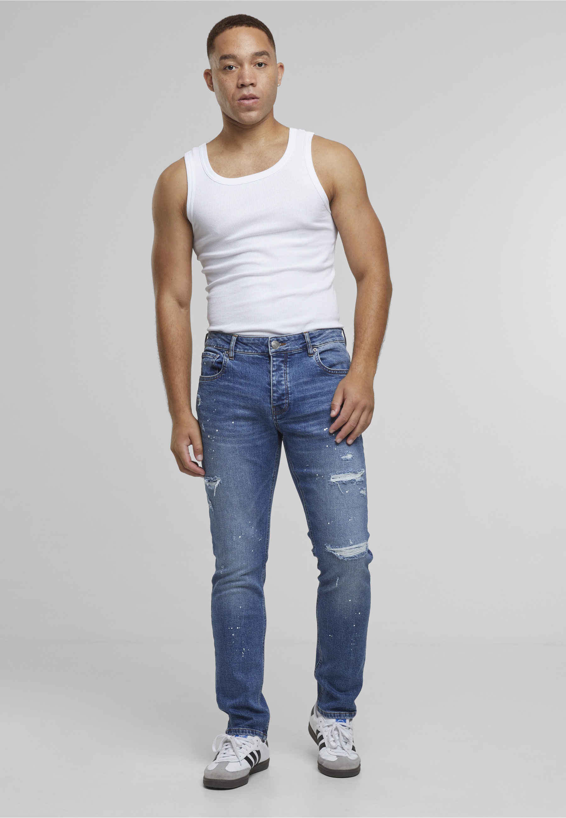 2Y Premium Bequeme Jeans »2Y Premium 2Y MATEO DESTROYED SLIM FIT JEANS«
