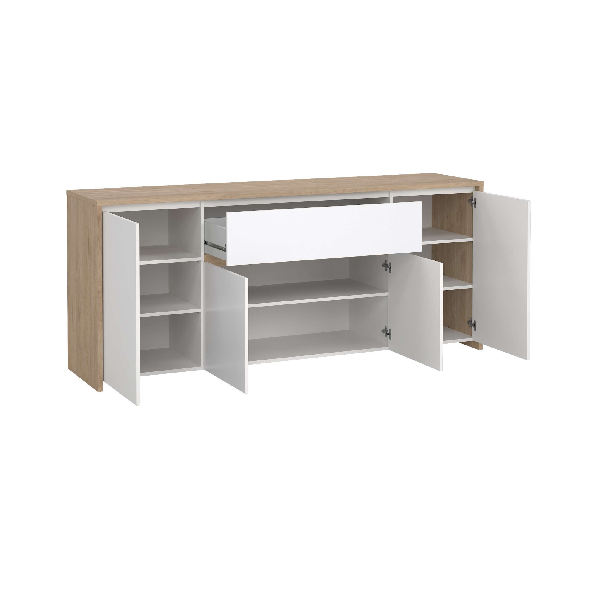 INOSIGN Sideboard »Next Anrichte, Kommode, Stauraum,«, 4 Türen, 1 Schublade, Breite 197 cm