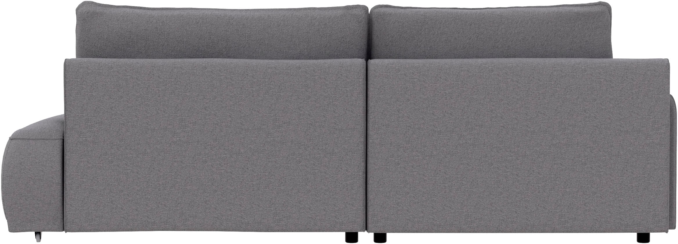 TRENDMANUFAKTUR Ecksofa »Fordon II, Schlafsofa mit Bettkasten, Couch in L-Form, Breite 250 cm«, in Struktur LUMOS, 3D-Effekt, anthrazit, Armlehne links