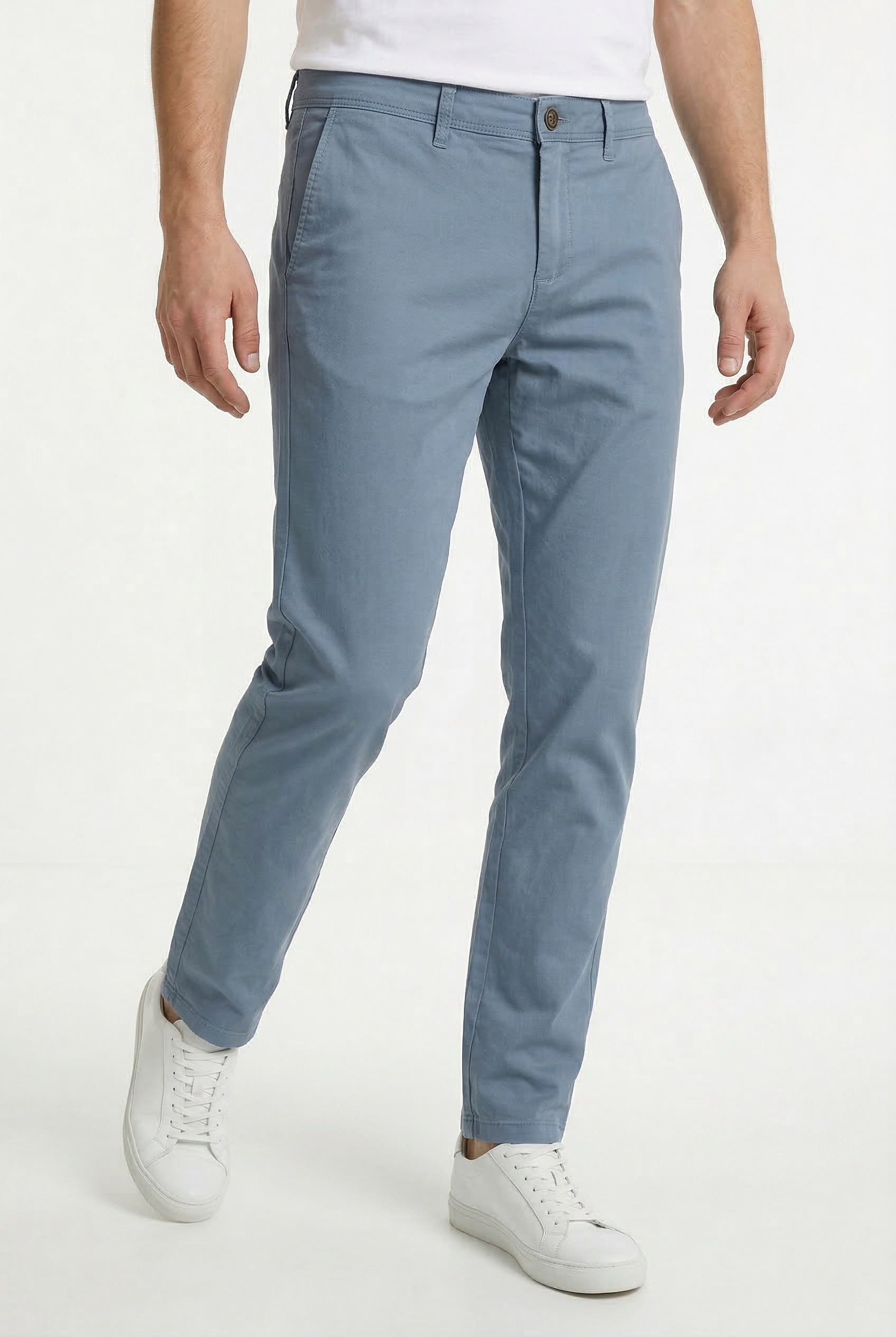 Jack & Jones "JJIMARCO mit Badge und hohem Tragekomfort" unifarben, modisch, slim fit, Baumwollmischung