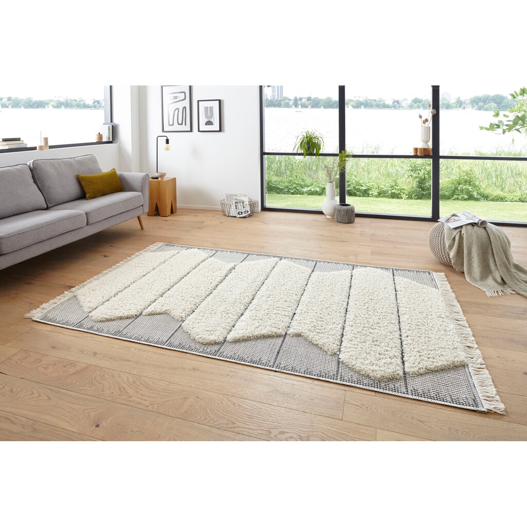 HANSE Home Hochflor-Teppich »Hutu«, rechteckig