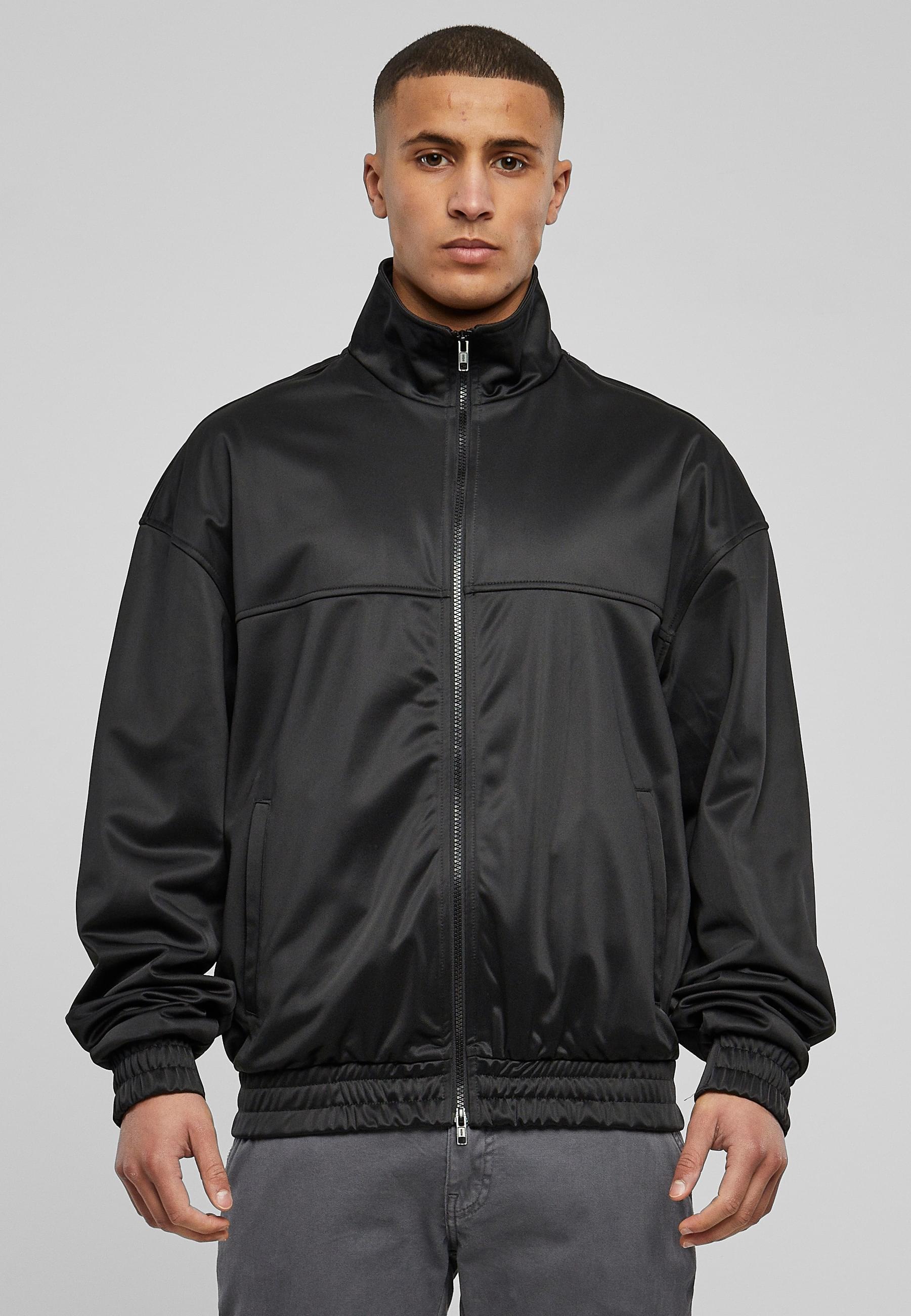 URBAN CLASSICS Trainingsjacke »Urban Classics Herren Classic Track Jacket«, (1 St.), ohne Kapuze