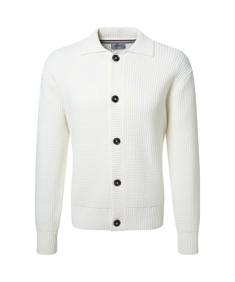 Thumbnail - Pierre Cardin Strickjacke mit Rippbündchen