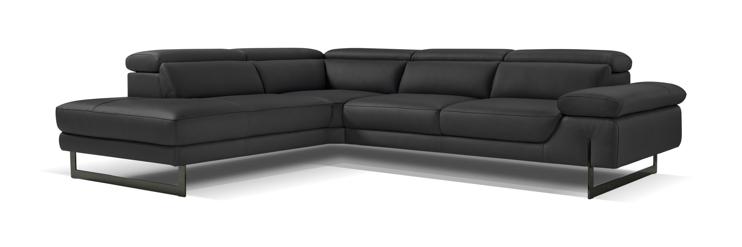 Egoitaliano Ecksofa »Queenie, extravagantes Sofa mit erstklassigem Sitzkomfort«, mit verstellbarer Armlehne und Kopfteilen für Wohlfühlkomfort
