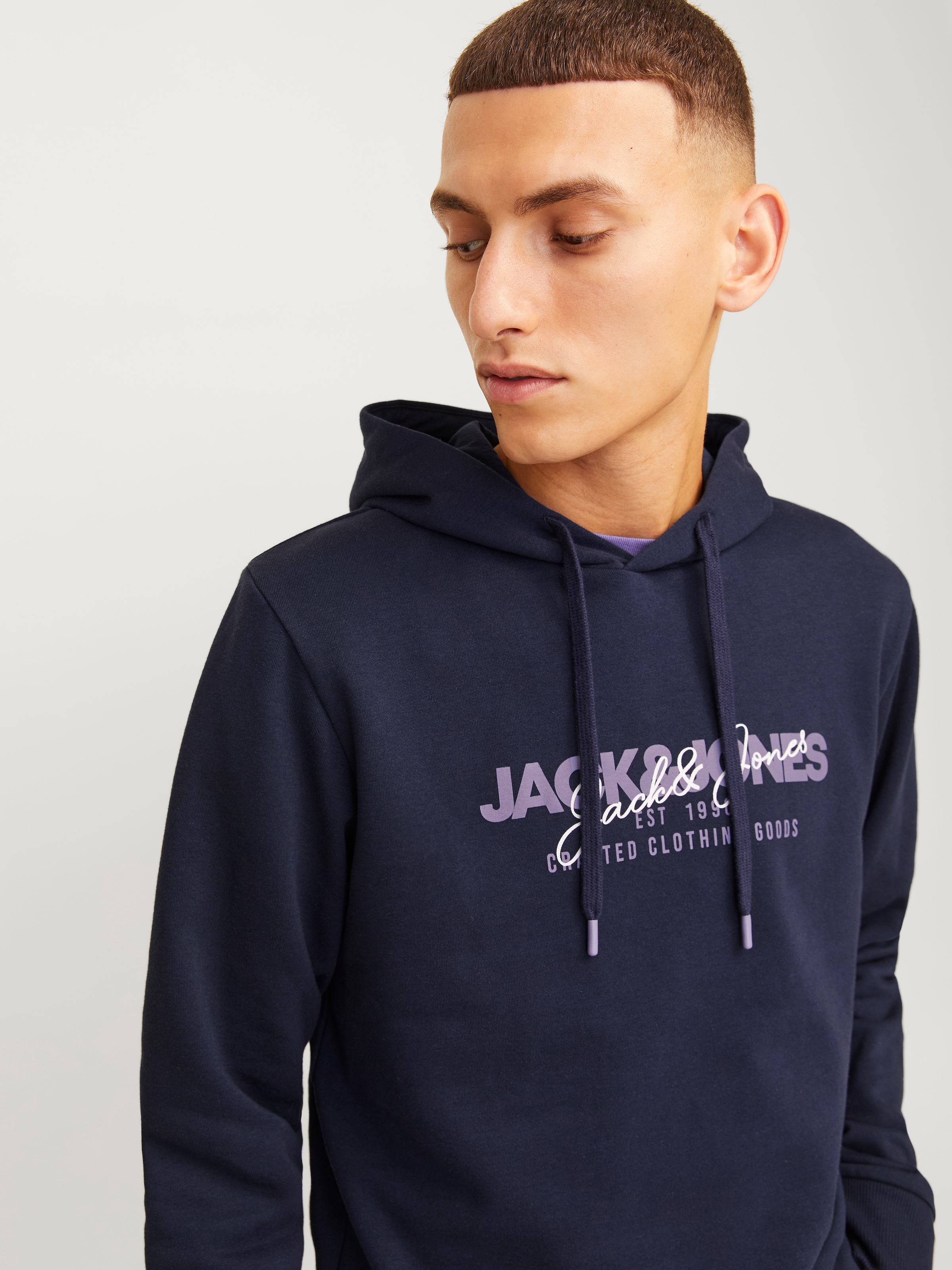 Jack & Jones Kapuzensweatshirt »JJALVIS SWEAT HOOD«