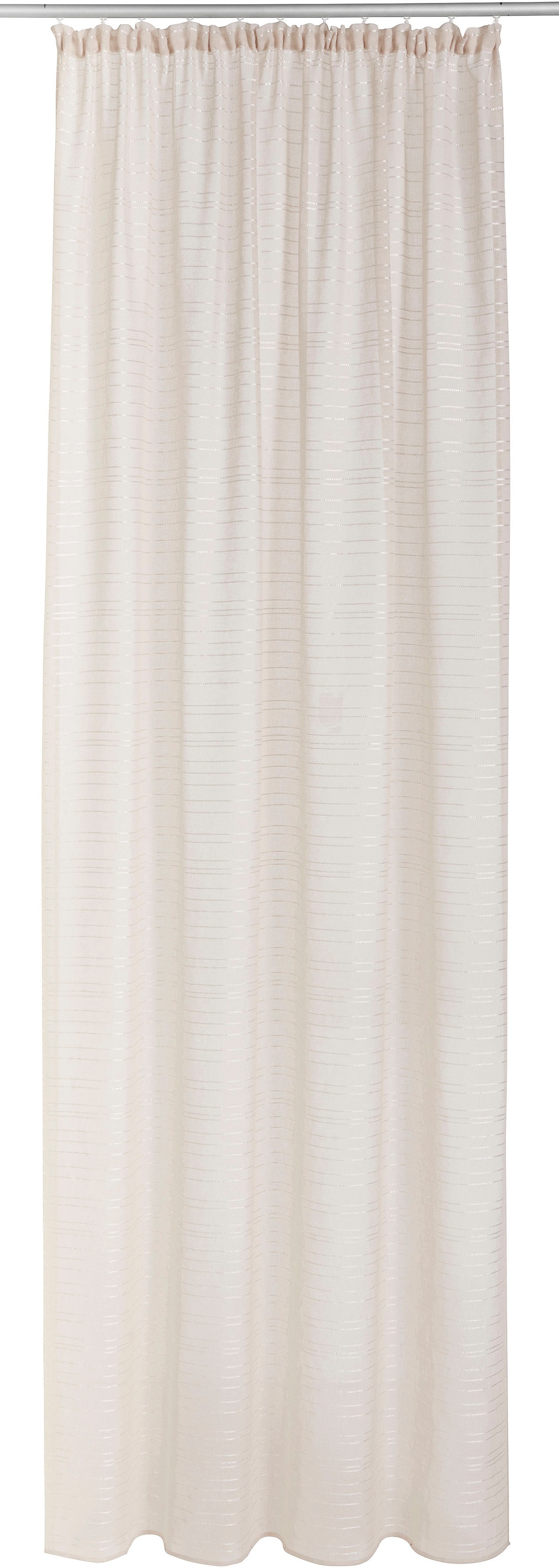 Bruno Banani Gardine "Linus" Kräuselband 1 Stk. tlg. 1 Schal, eingewebte Qu günstig online kaufen