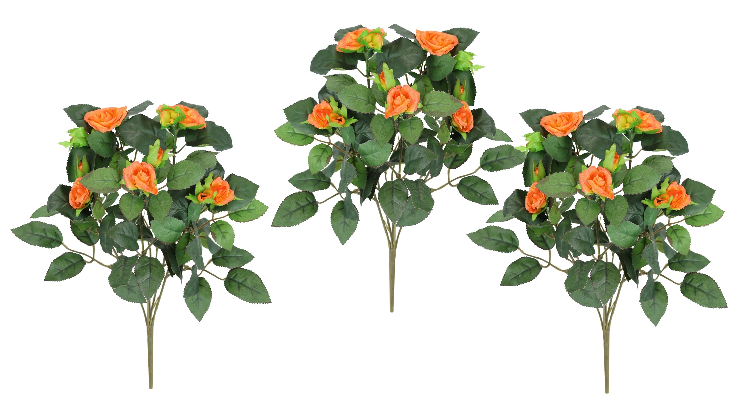 I.GE.A. Kunstblume "Künstlicher Rosenbusch", Kunstrose Blume Strauß Bouquet günstig online kaufen