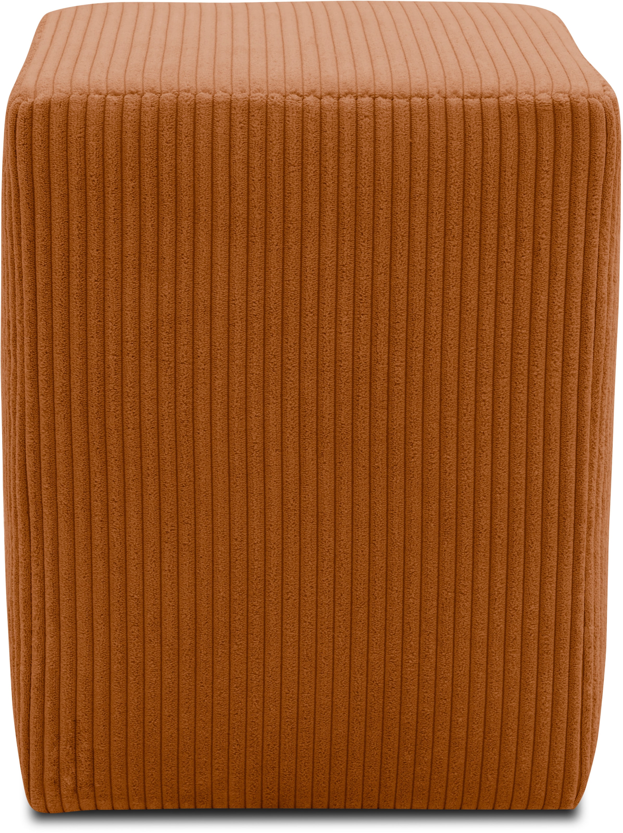 DOMO collection Polsterhocker »700012  B/T/H: 38/38/47 cm«, in 2 Wochen lieferbar, in vielen Farben, Cord und Feinstruktur