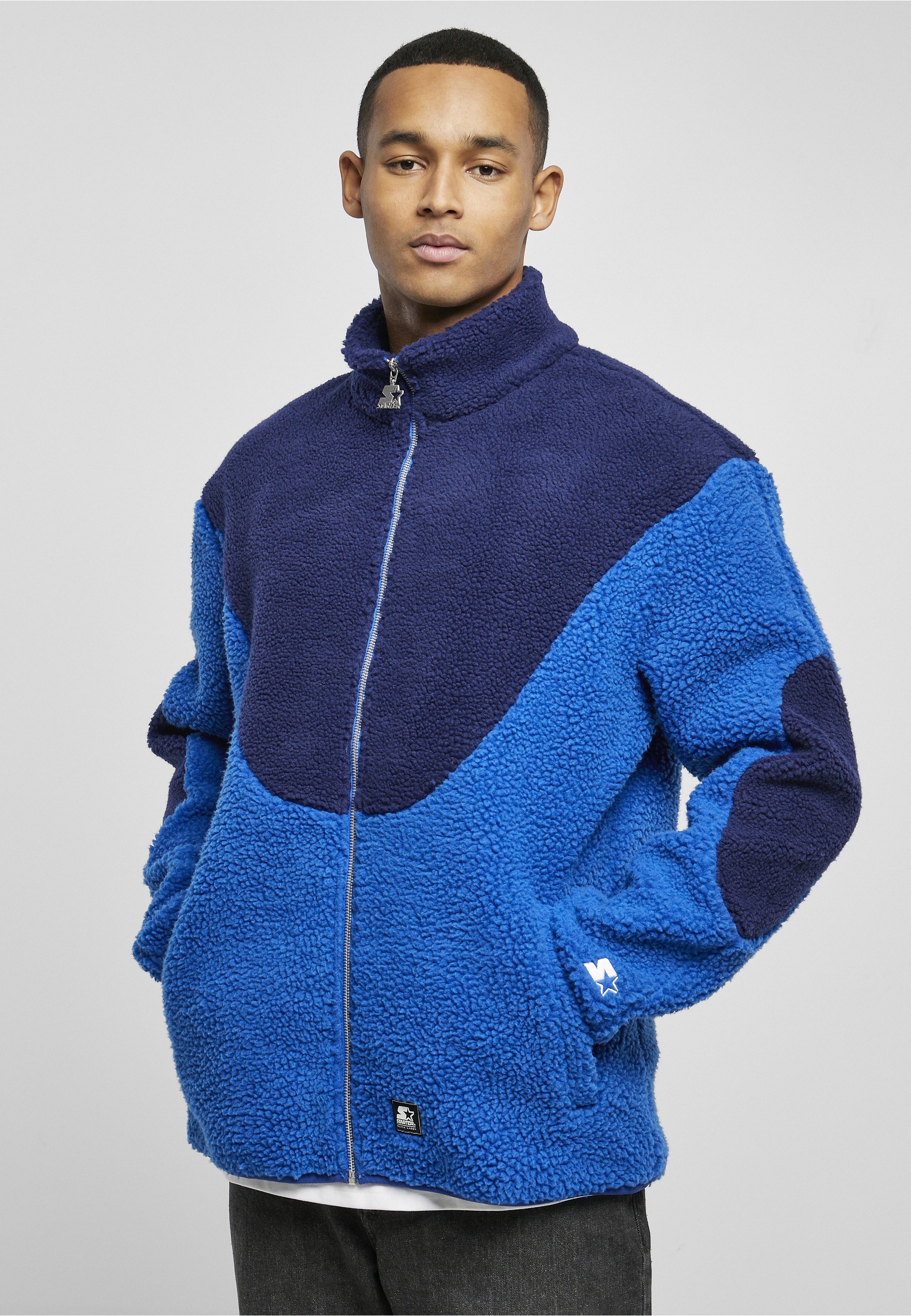 Starter Black Label Winterjacke »Starter Black Label Herren Starter Sherpa Fleece Jacket« 1 Stk. tlg. ohne Kapuze