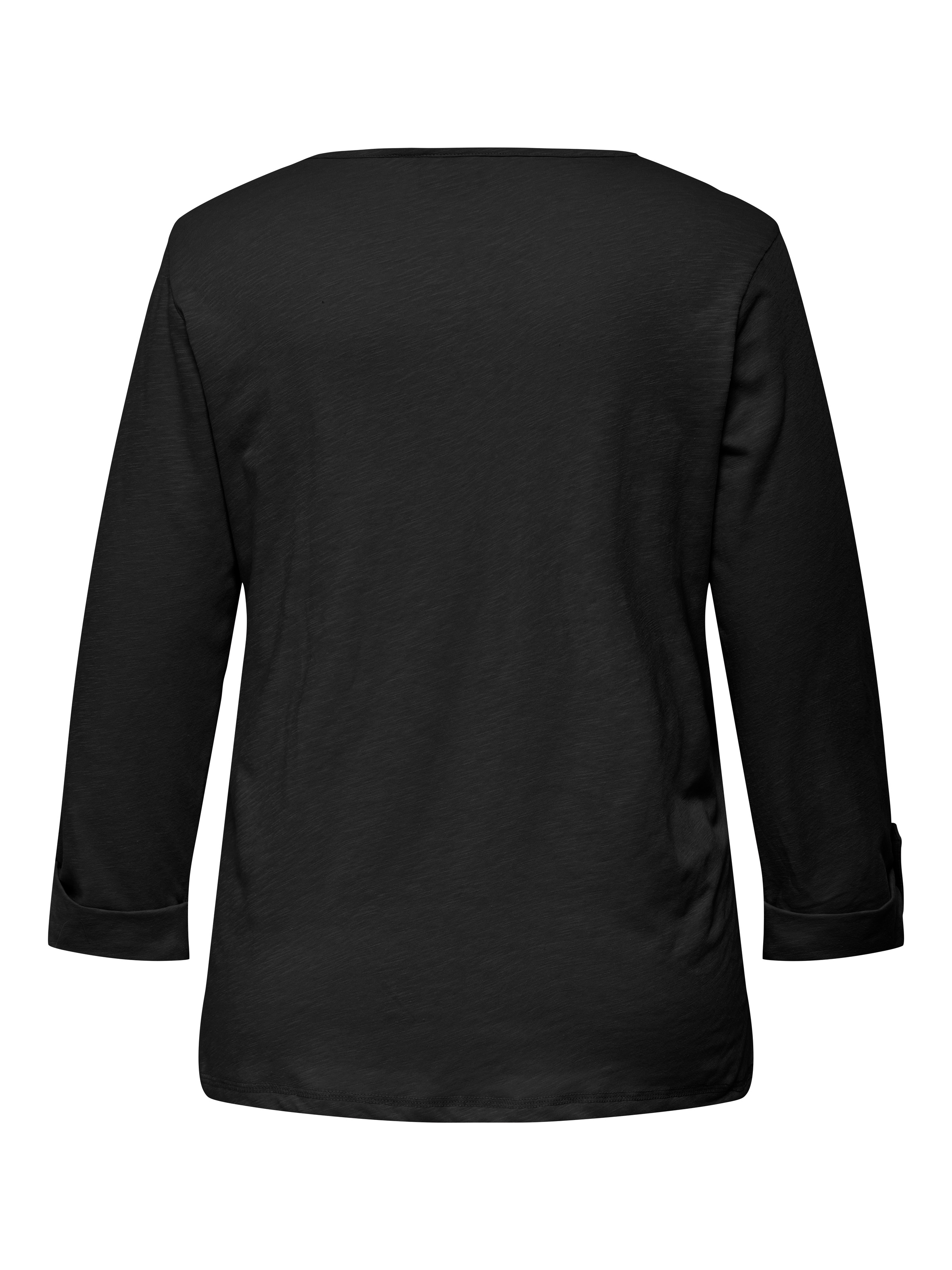 ONLY CARMAKOMA 3/4-Arm-Shirt "CARSLUB 3/4 O-NECK FOLD UP TO JRS BS" günstig online kaufen