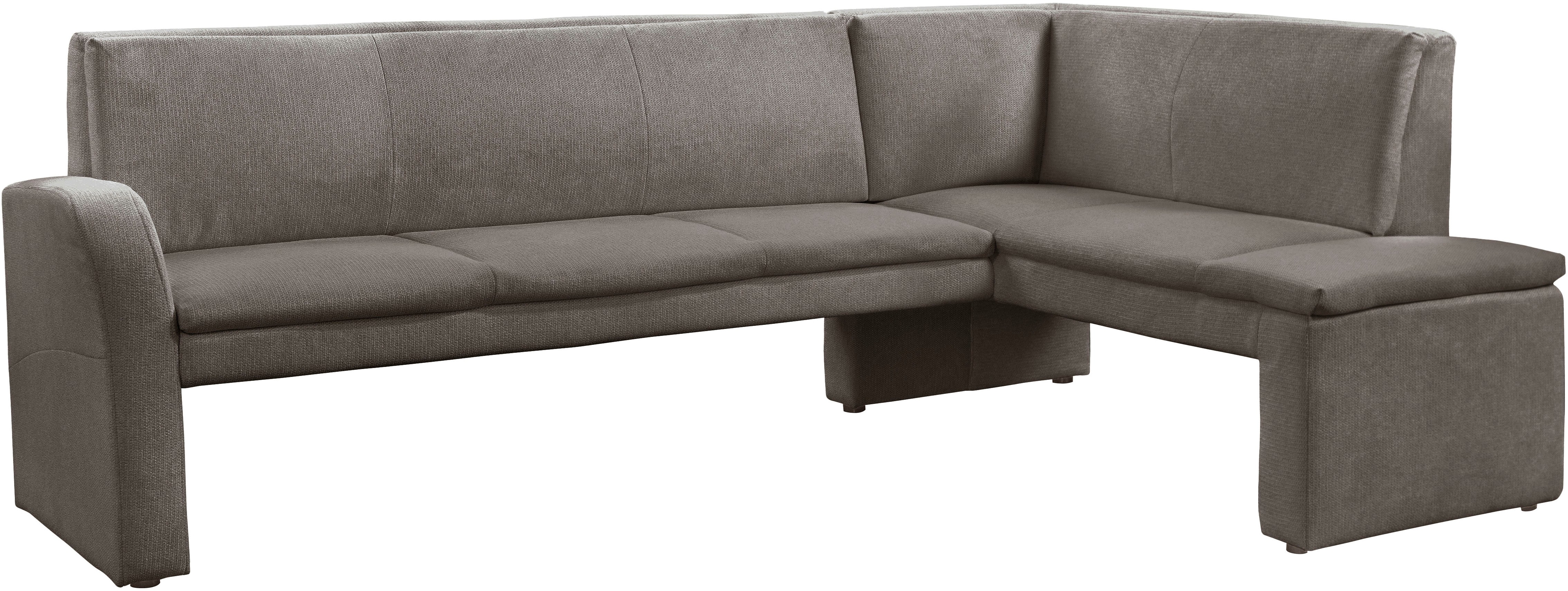 exxpo - sofa fashion Eckbank "Cortado, elegant und modern mit hohem Sitzkomfort" hohe Bodenfreiheit, schöne Detailverarbeitung, wahlweise Lederbezug