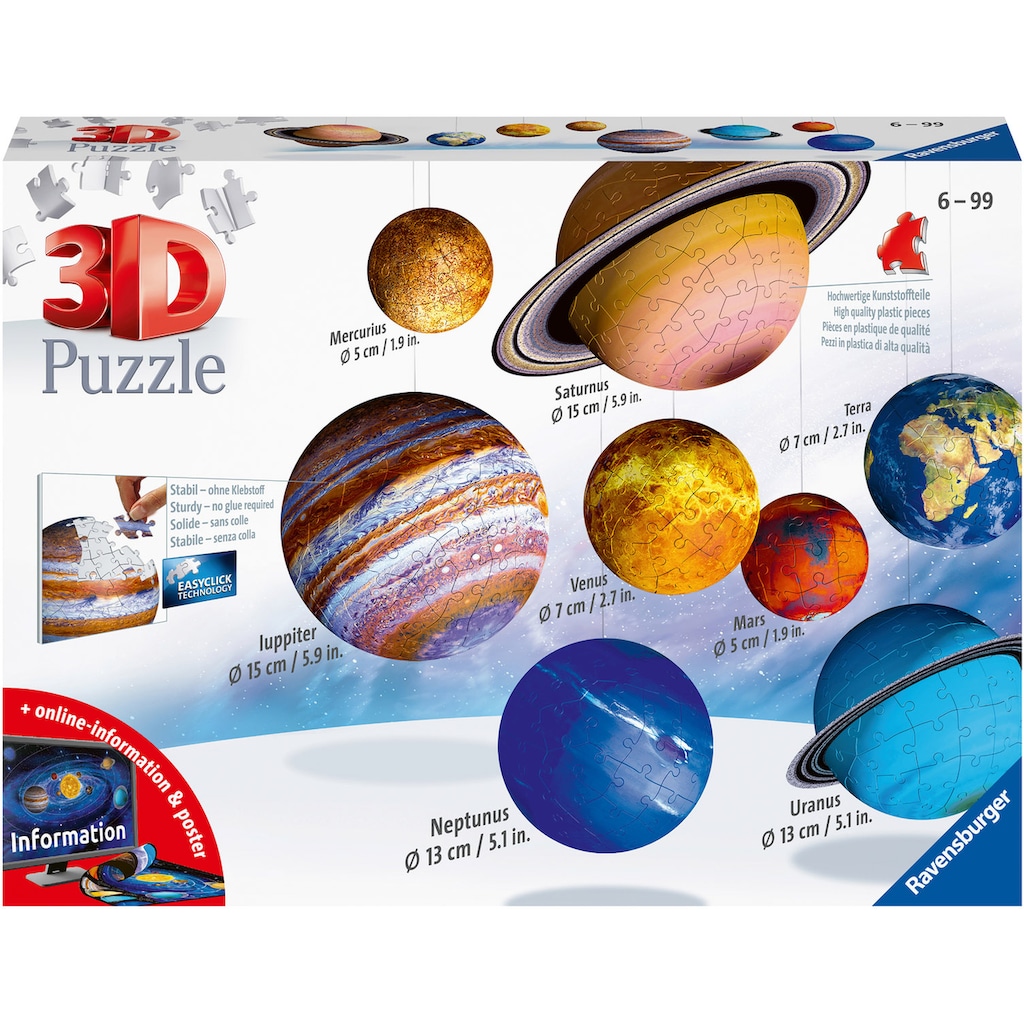 Ravensburger 3D-Puzzle »Planetensystem«