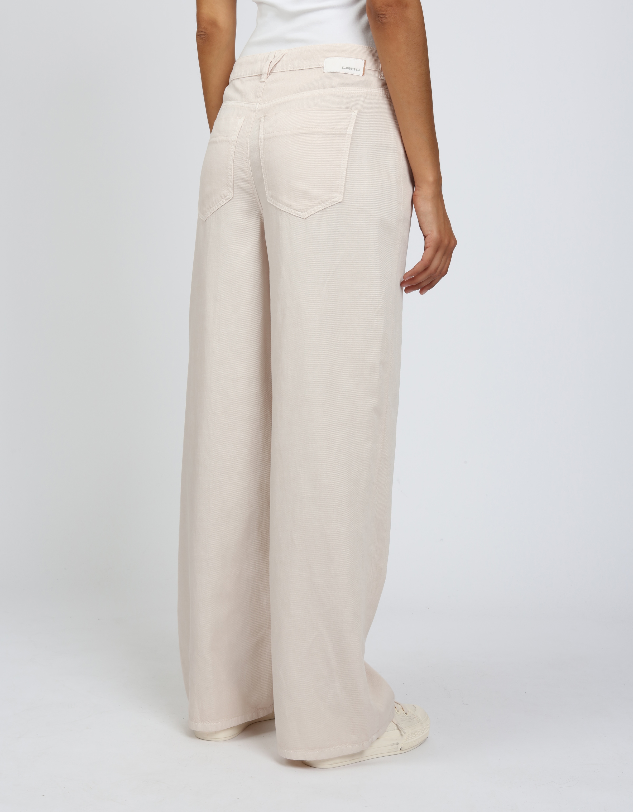 GANG Weite Jeans »94CARLOTTA« weiter Fit im bodenlangen Palazzo-Style