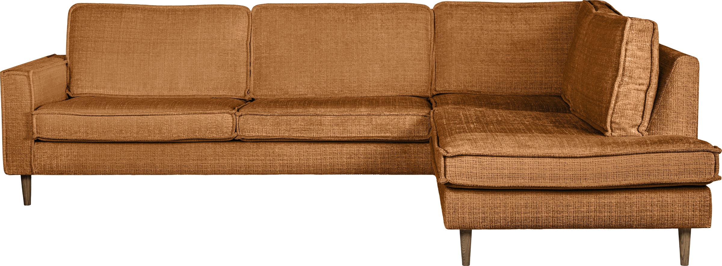 Home affaire Ecksofa "Pinto Skandi, 290 cm, Chenille, Struktur, Ottomane li günstig online kaufen