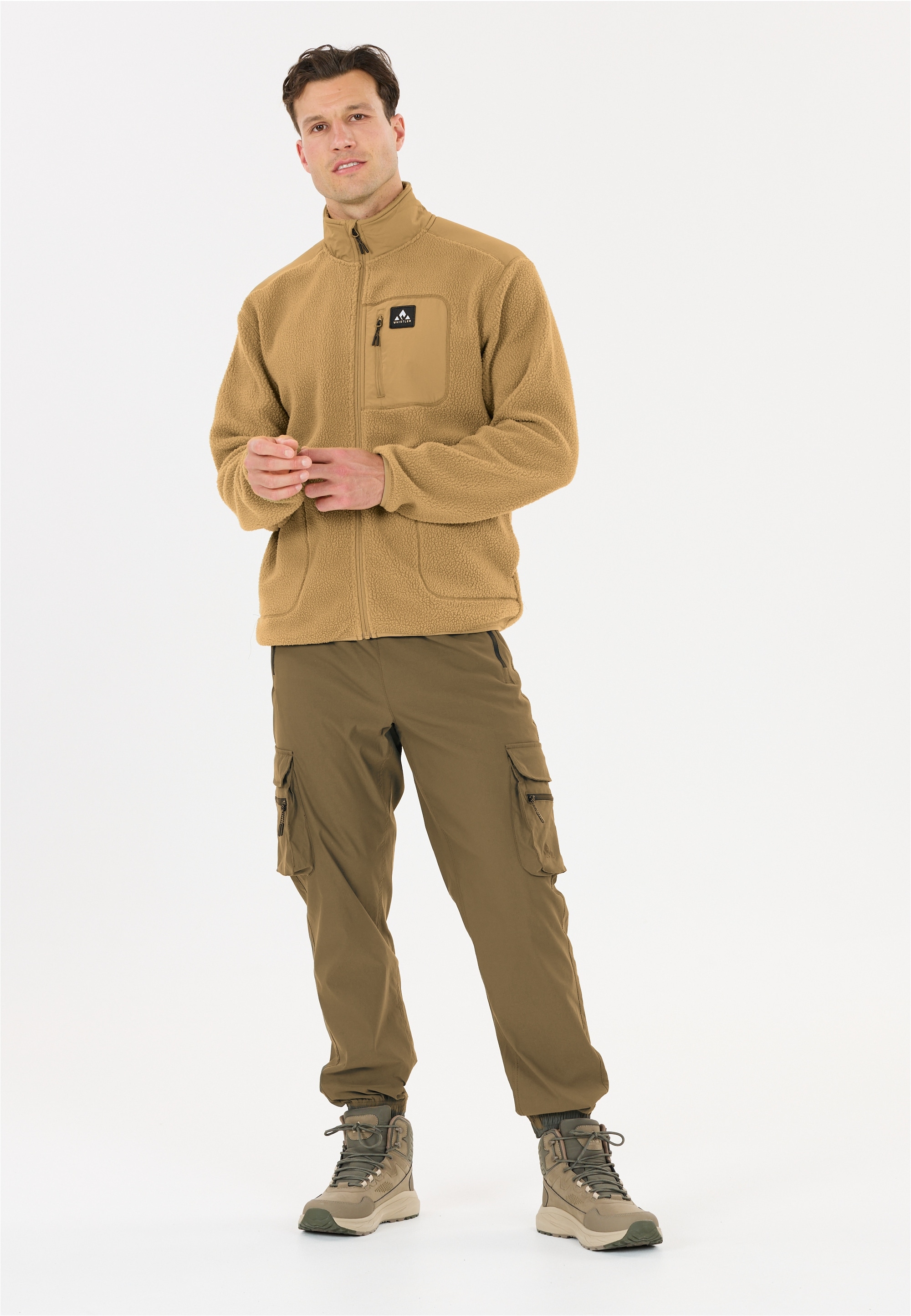 WHISTLER Fleecejacke »Felis« aus weichem Teddyfleece mit flachen Nähten