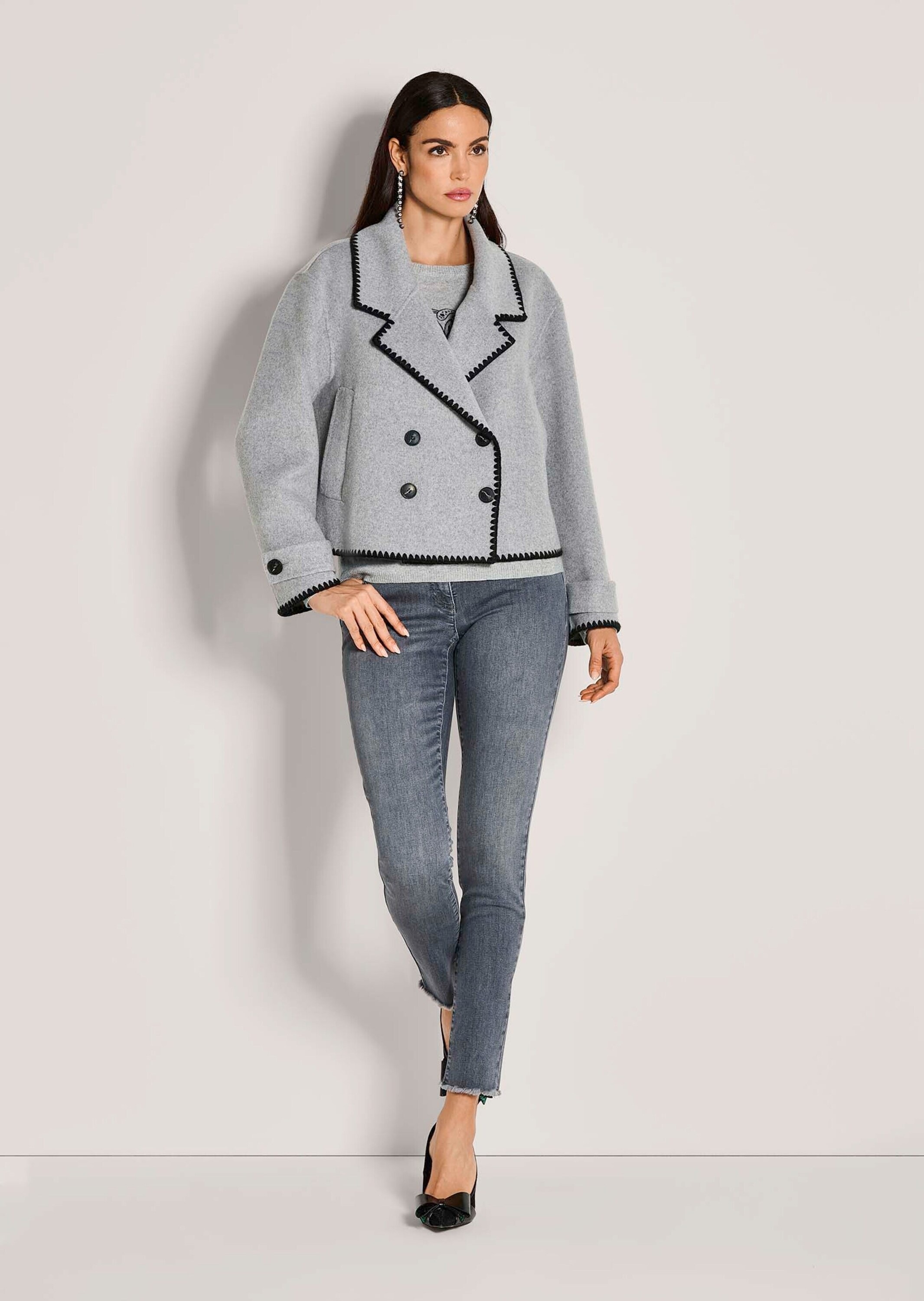 MADELEINE Kurzjacke "Kurzjacke Elegante Wolljacke mit Reverskragen" Doublef günstig online kaufen