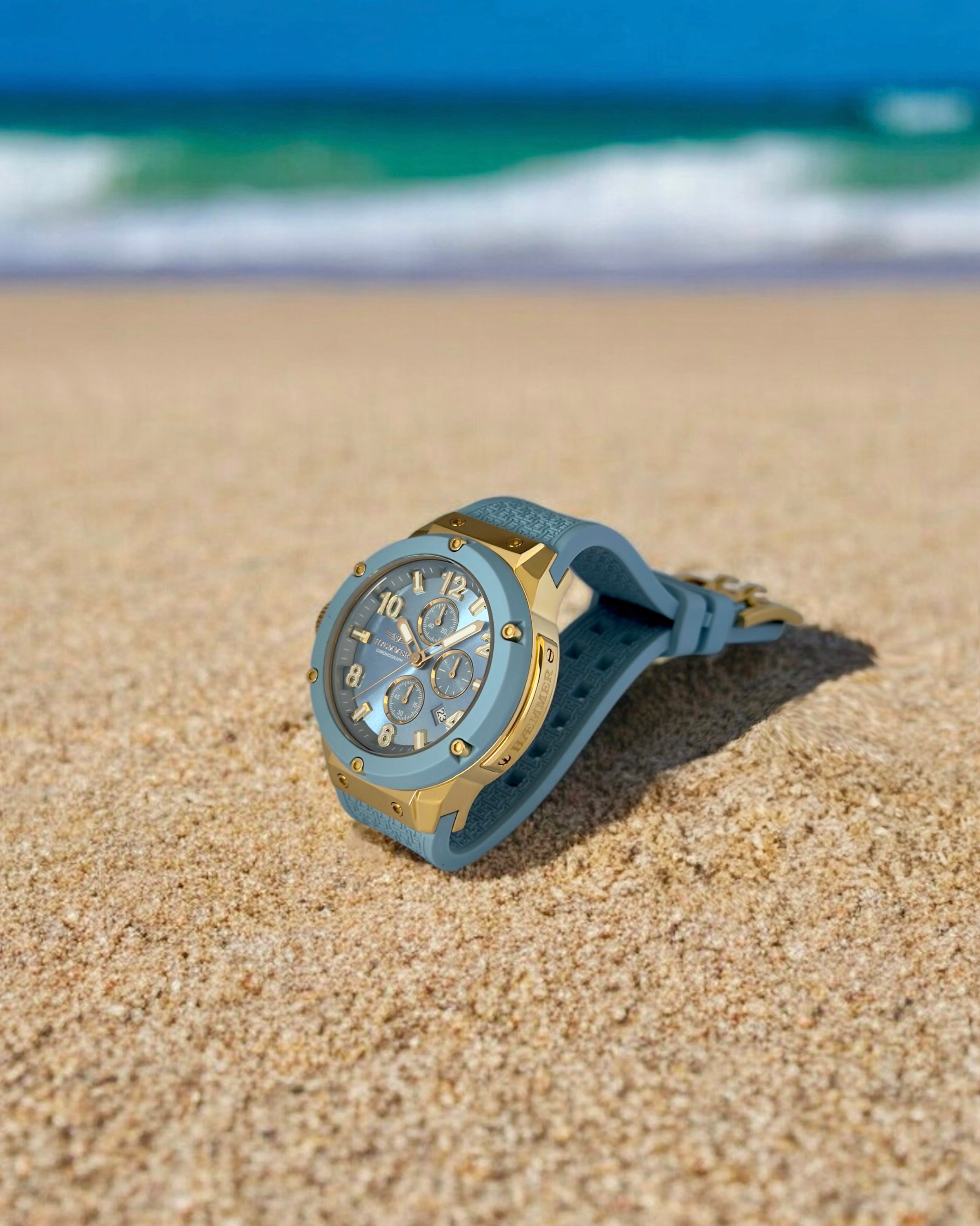 HAEMMER GERMANY Chronograph »WAVE MASTER«, Quarzuhr, Armbanduhr, Damenuhr, Herrenuhr, Made in Germany