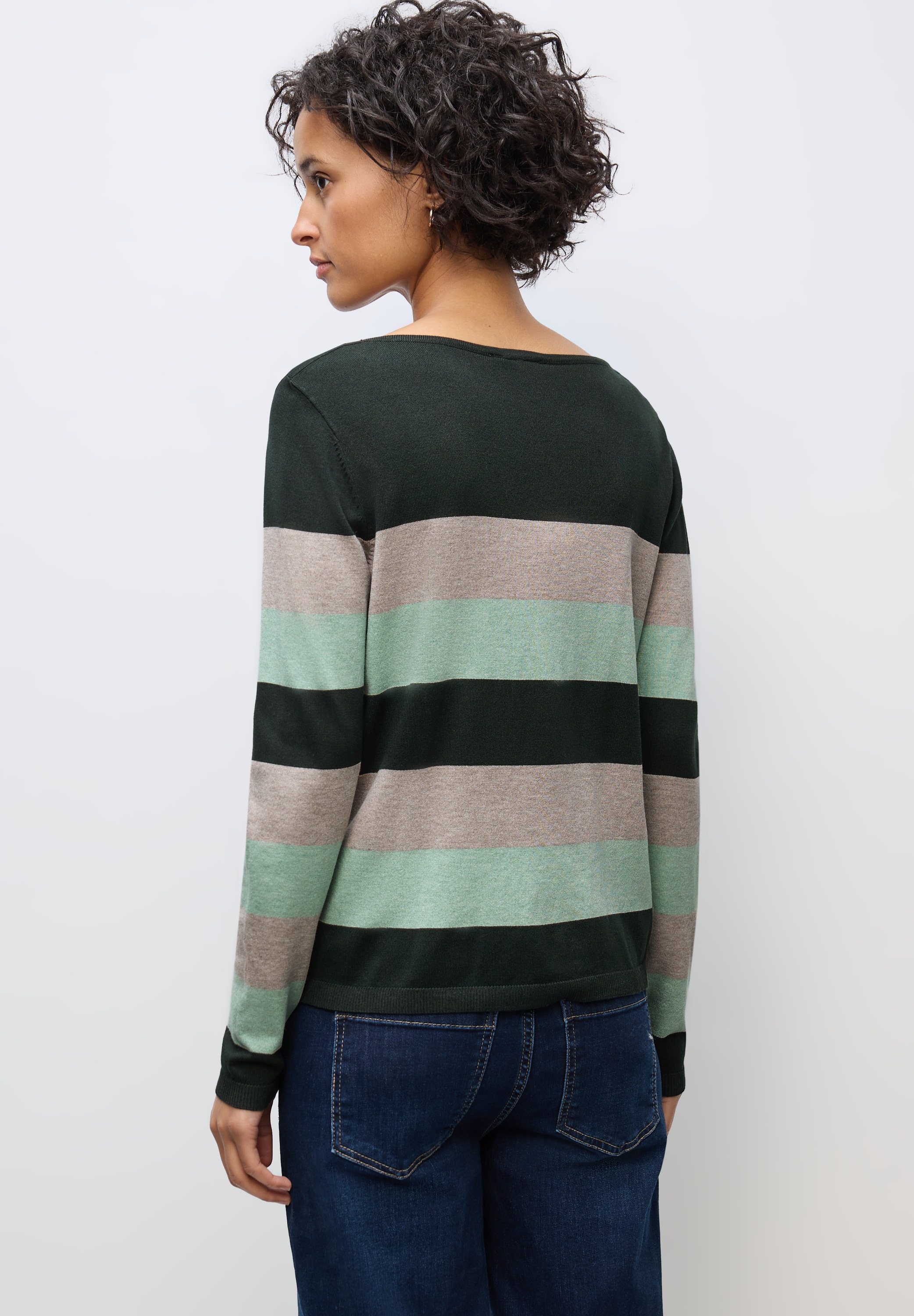 STREET ONE Strickpullover im Streifen-Design günstig online kaufen