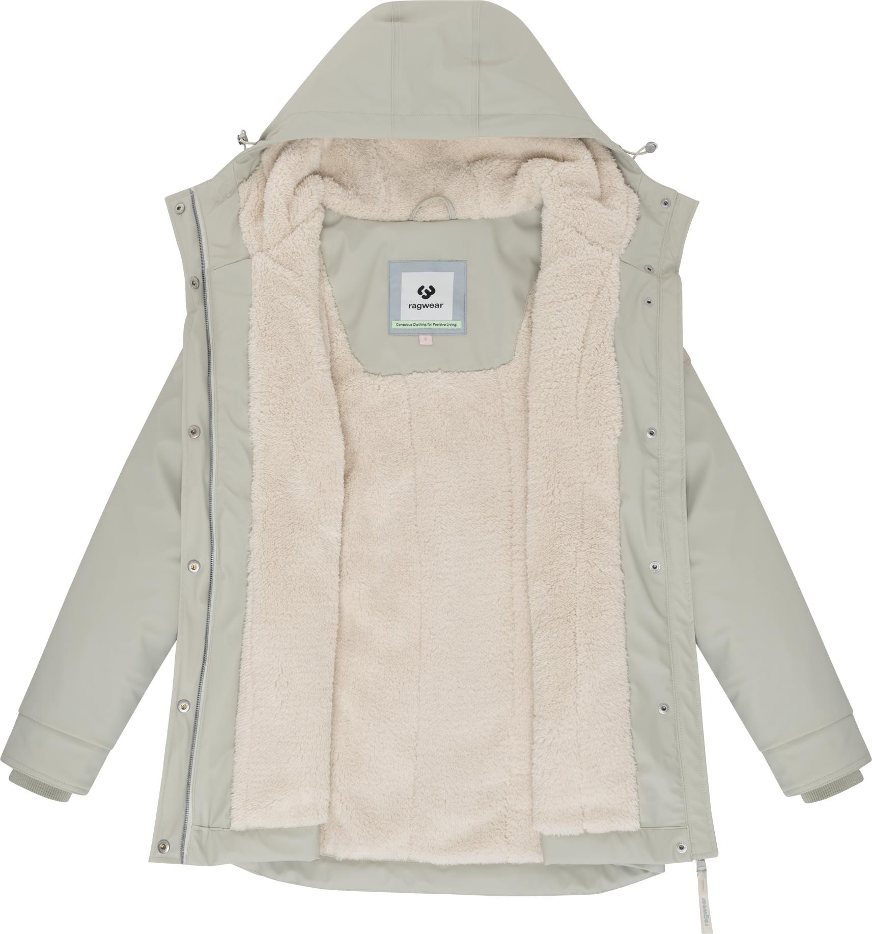 Ragwear Funktionsjacke »Monadis Rainy Warm«, mit Kapuze, Gefütterte Übergangsjacke mit Kapuze