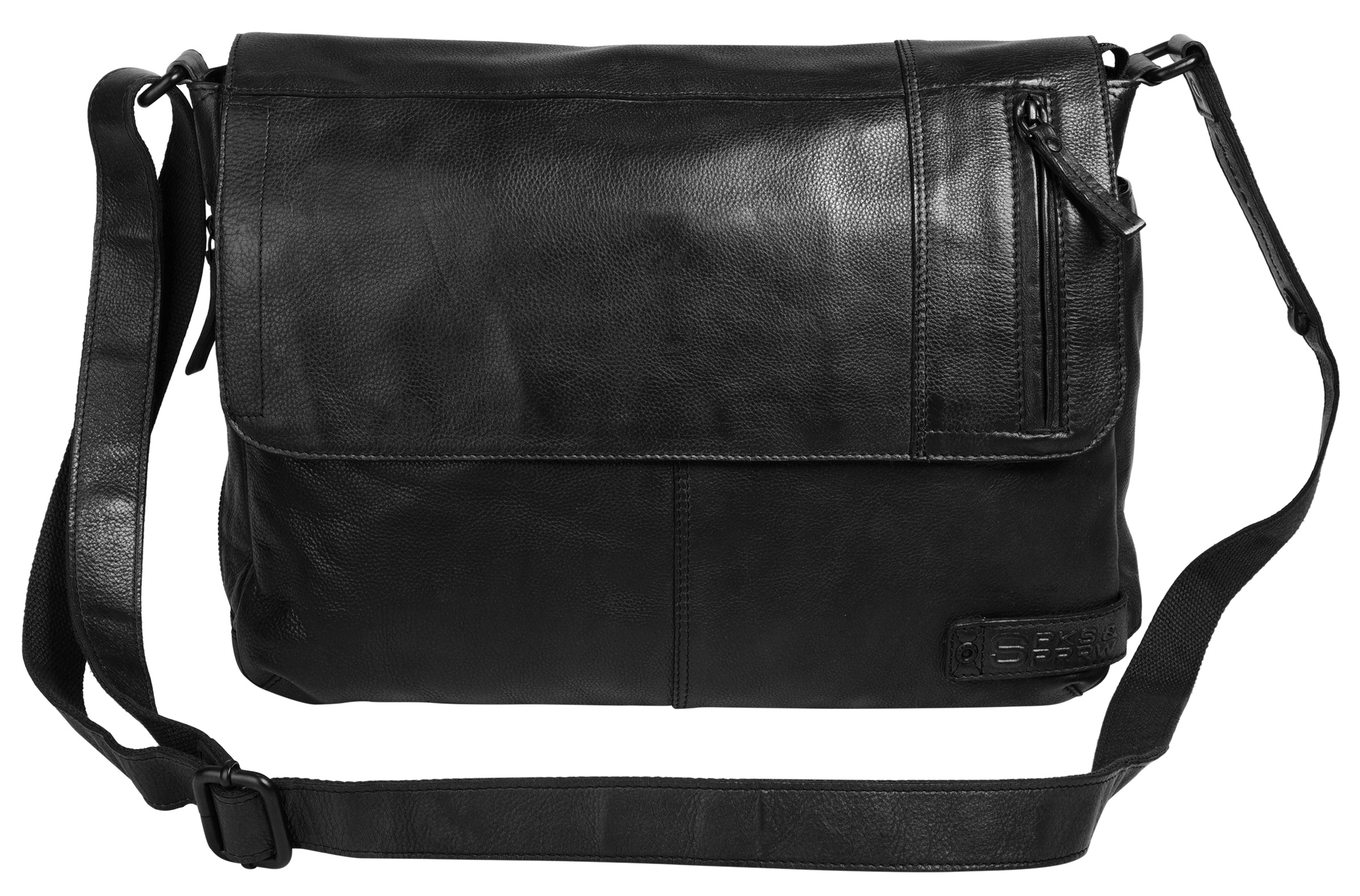 Spikes & Sparrow Messenger Bag, echt Leder
