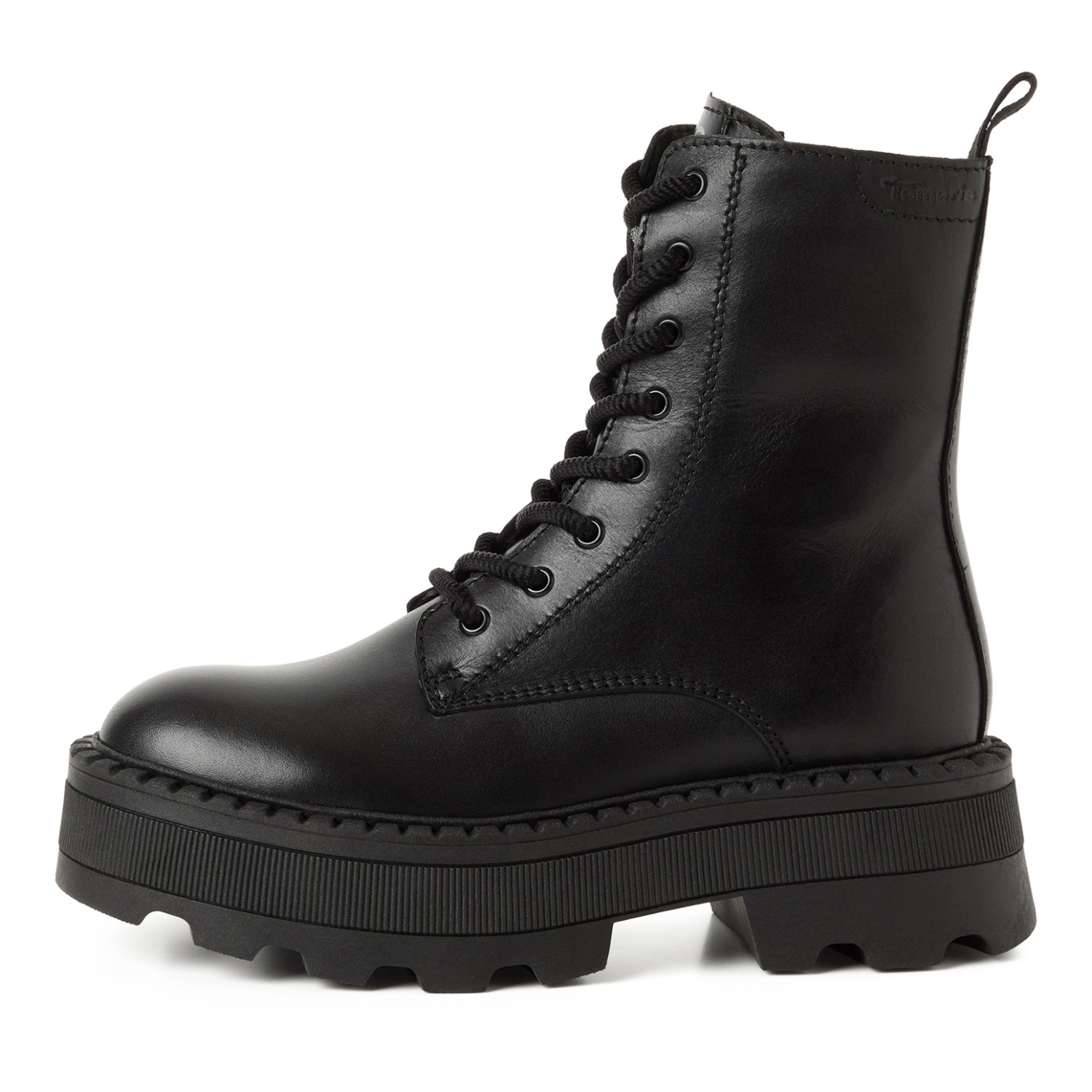 Tamaris Schnürstiefelette  Blockabsatz, Plateau, Schnürboots mit Innenreißverschluss