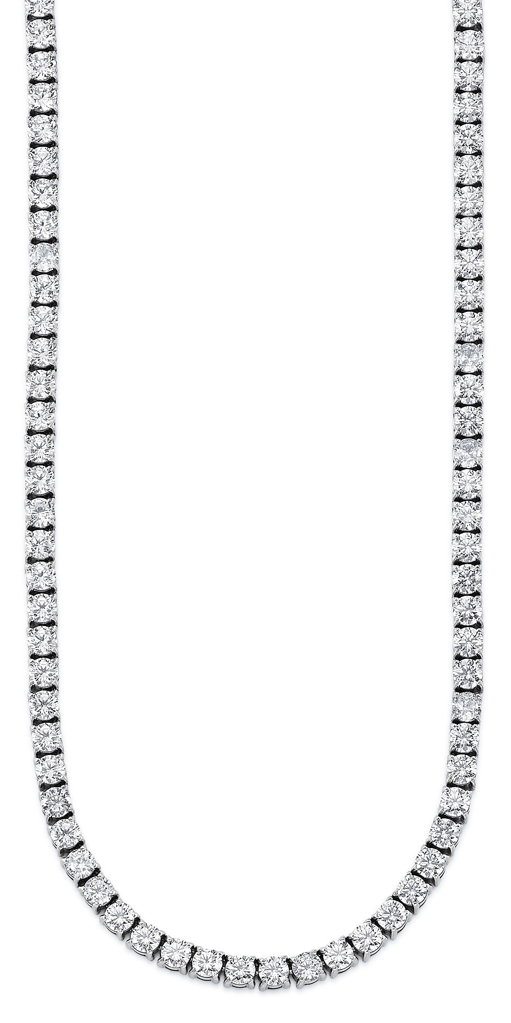 Bruno Banani Edelstahlkette »Schmuck Geschenk Tenniskette« mit Zirkonia (synth.)