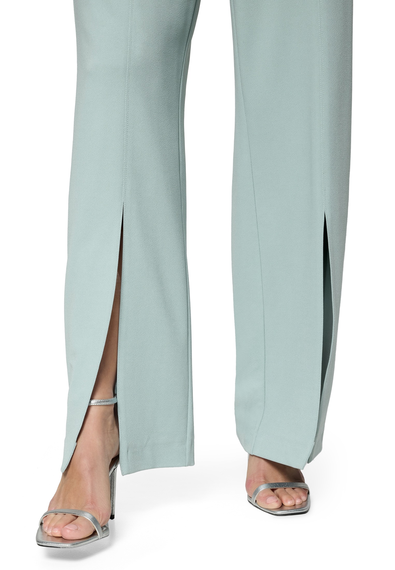 Zero Stoffhose »Damen mit Schlitz vorn«  Schlitze