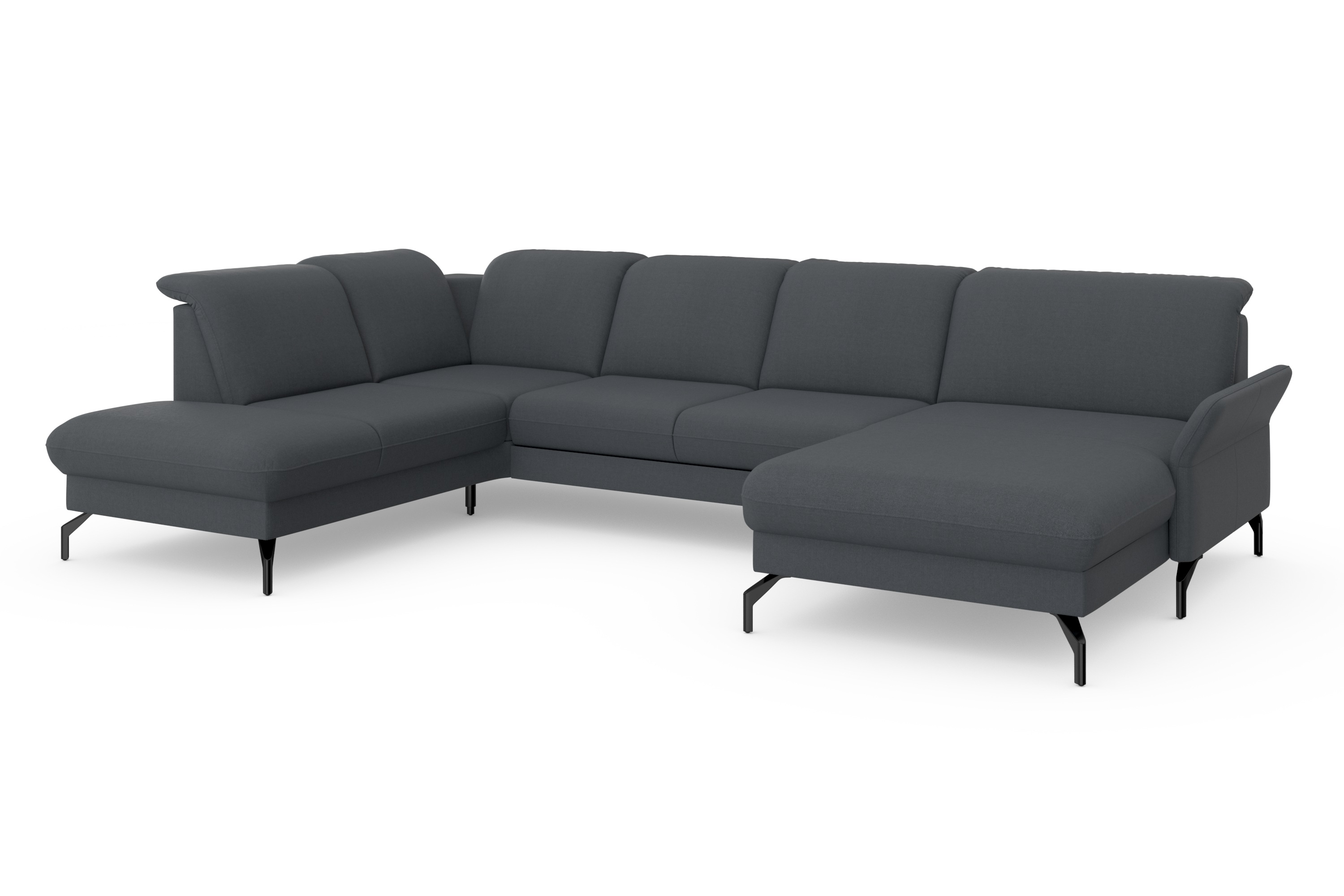 Thumbnail - sit&more Wohnlandschaft "Fashion U-Form", wahlweise mit Kopfteilverstellung, Vorziehsitz, motorisch, Metallfüße