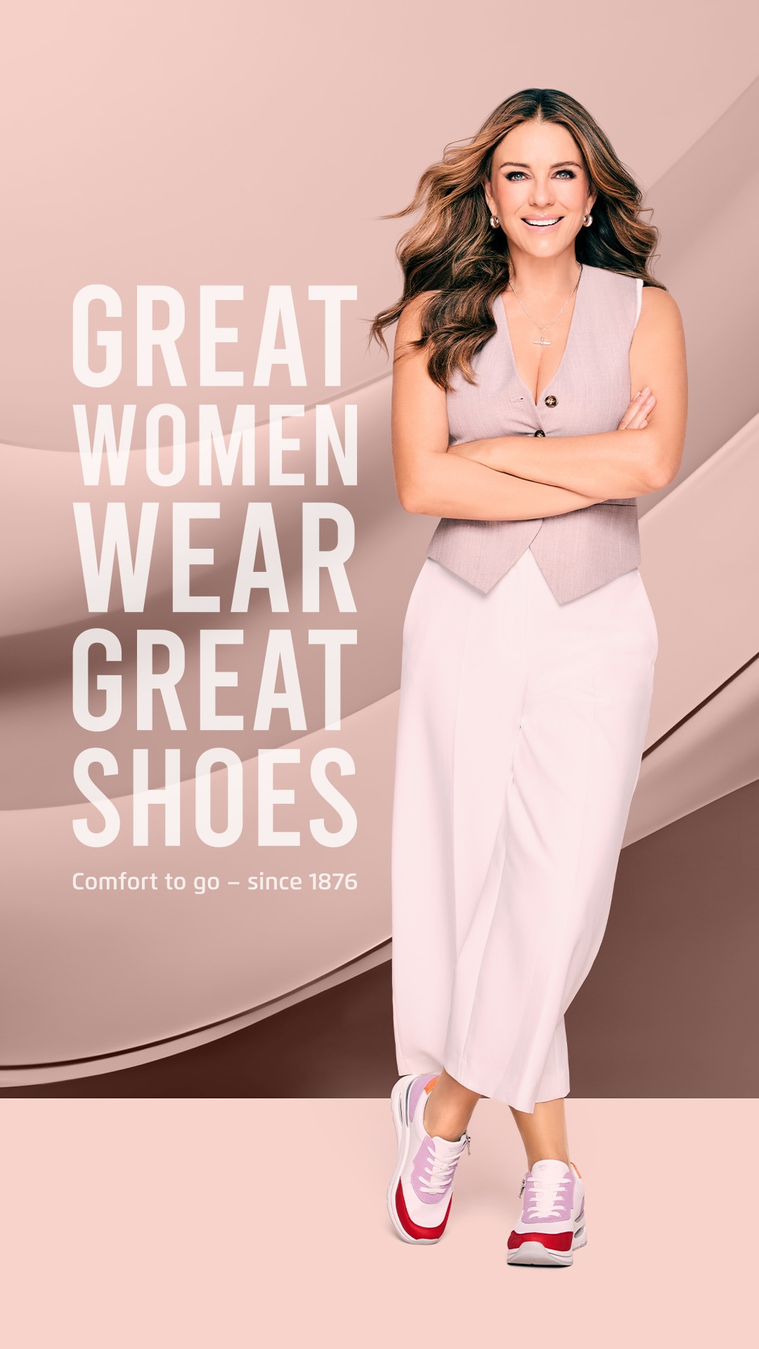 Remonte Keilsneaker »Elisabeth Hurley-Collection«, Freizeitschuh, Halbschuh, Schnürer mit herausnehmbarer Soft-Einlage