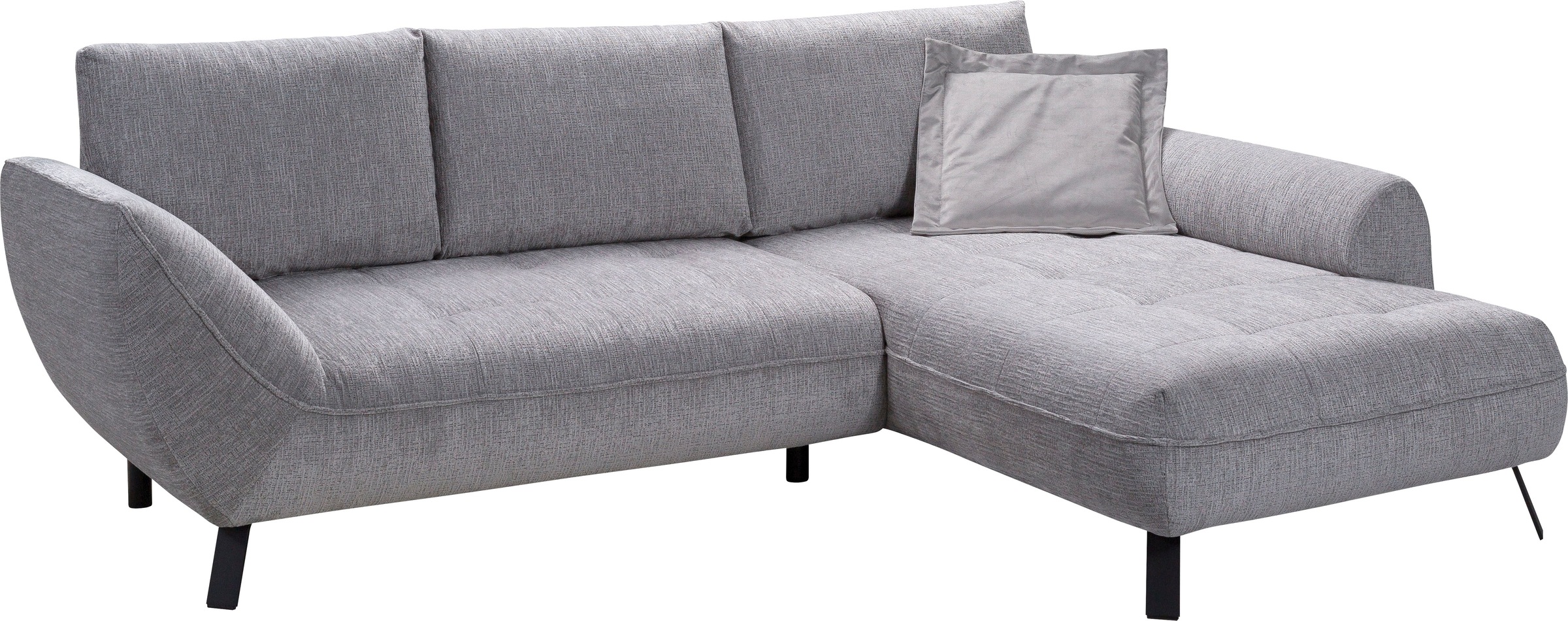 Thumbnail - exxpo - sofa fashion Ecksofa "Bellini, Materialmix oder komplett Struktur, Breite 268cm, bequem" bequem und modern, Chen...