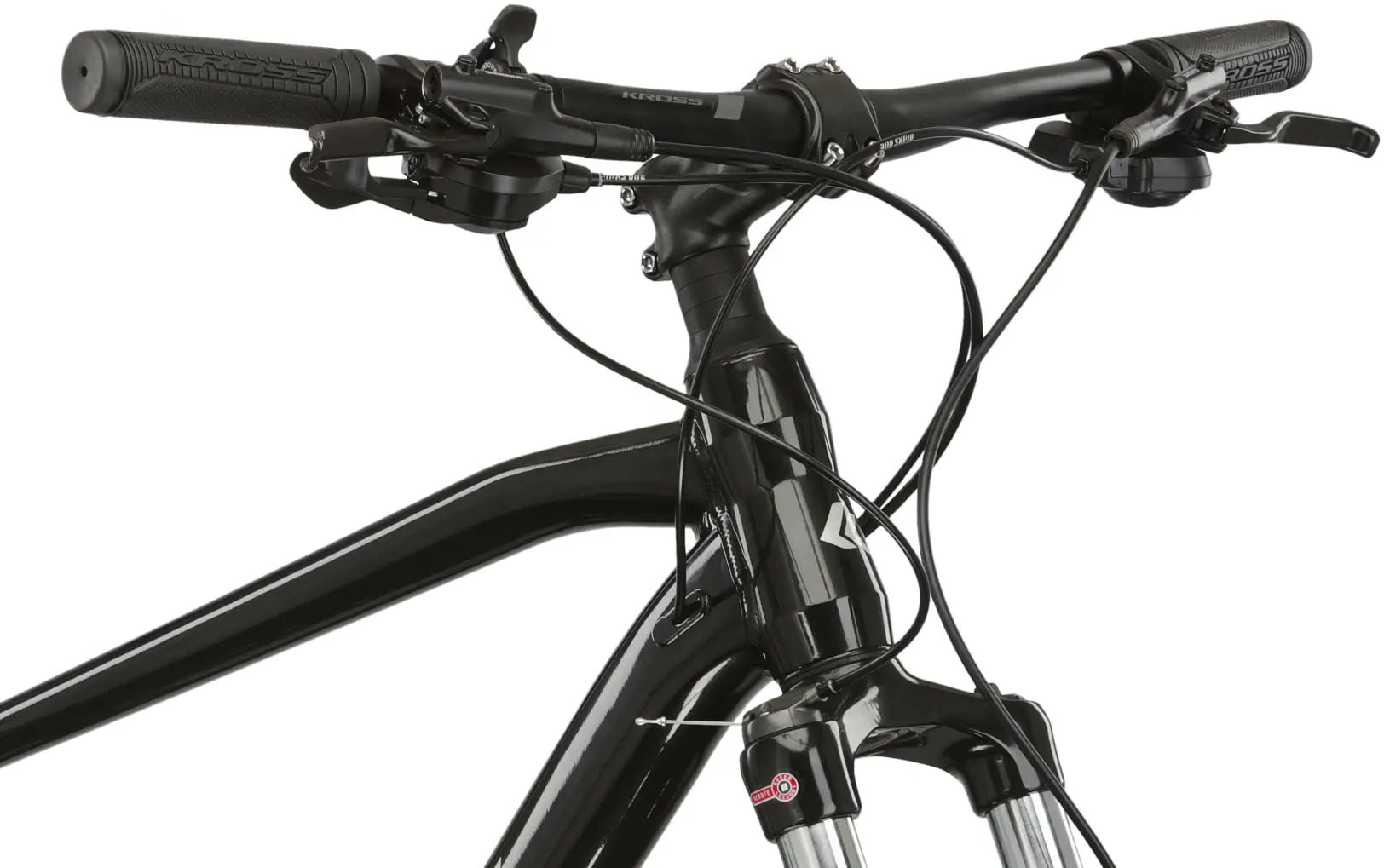 Kross Mountainbike »KROSS MTB Hardtail Hexagon 5.0 27,5" schwarz«, 18 Gang, Shimano, CUES U3020 Schaltwerk, Kettenschaltung