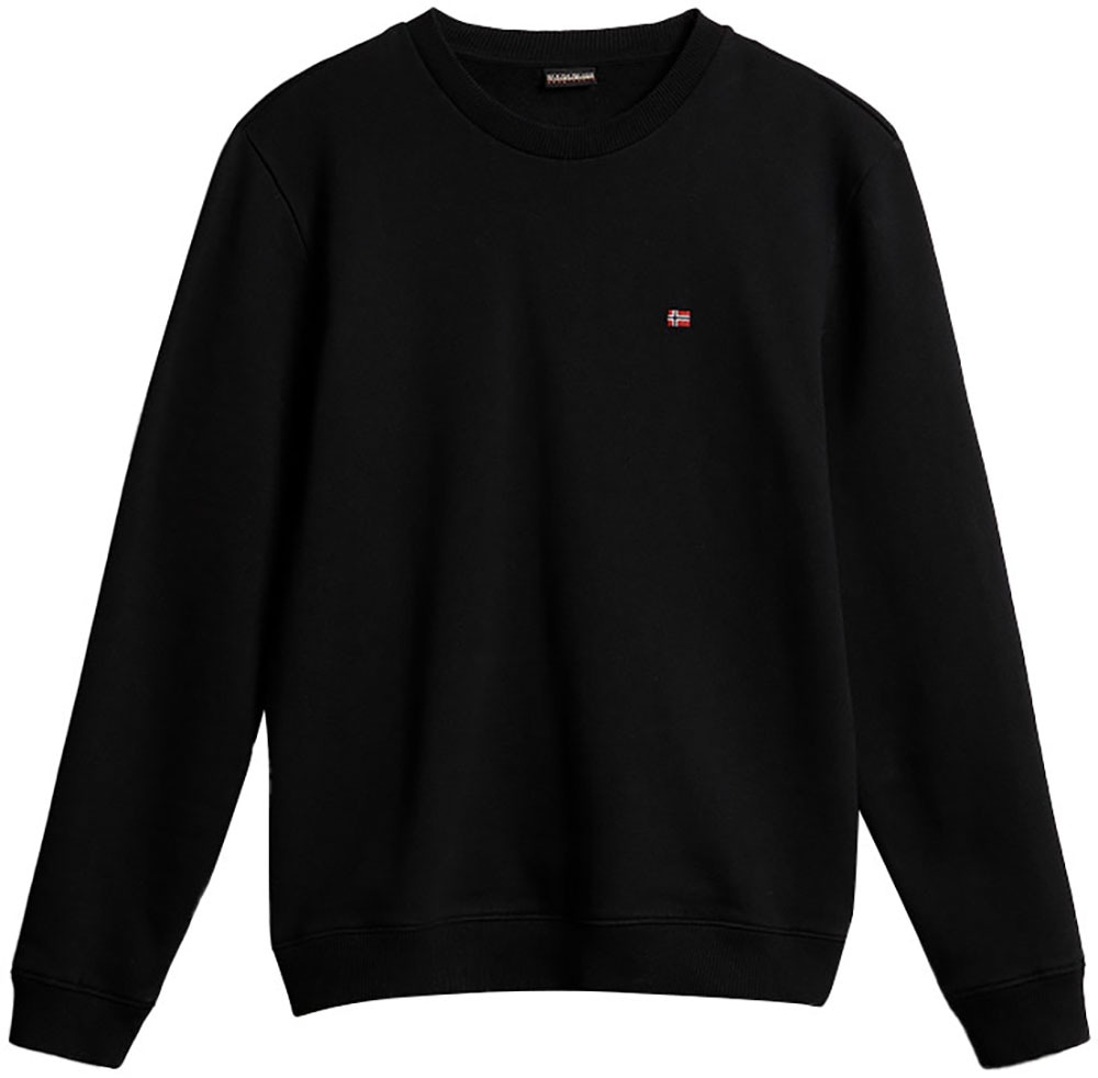 Napapijri Sweatshirt "BALIS", Langarm-Design, mit Rundhalsausschnitt und Rippbündchen