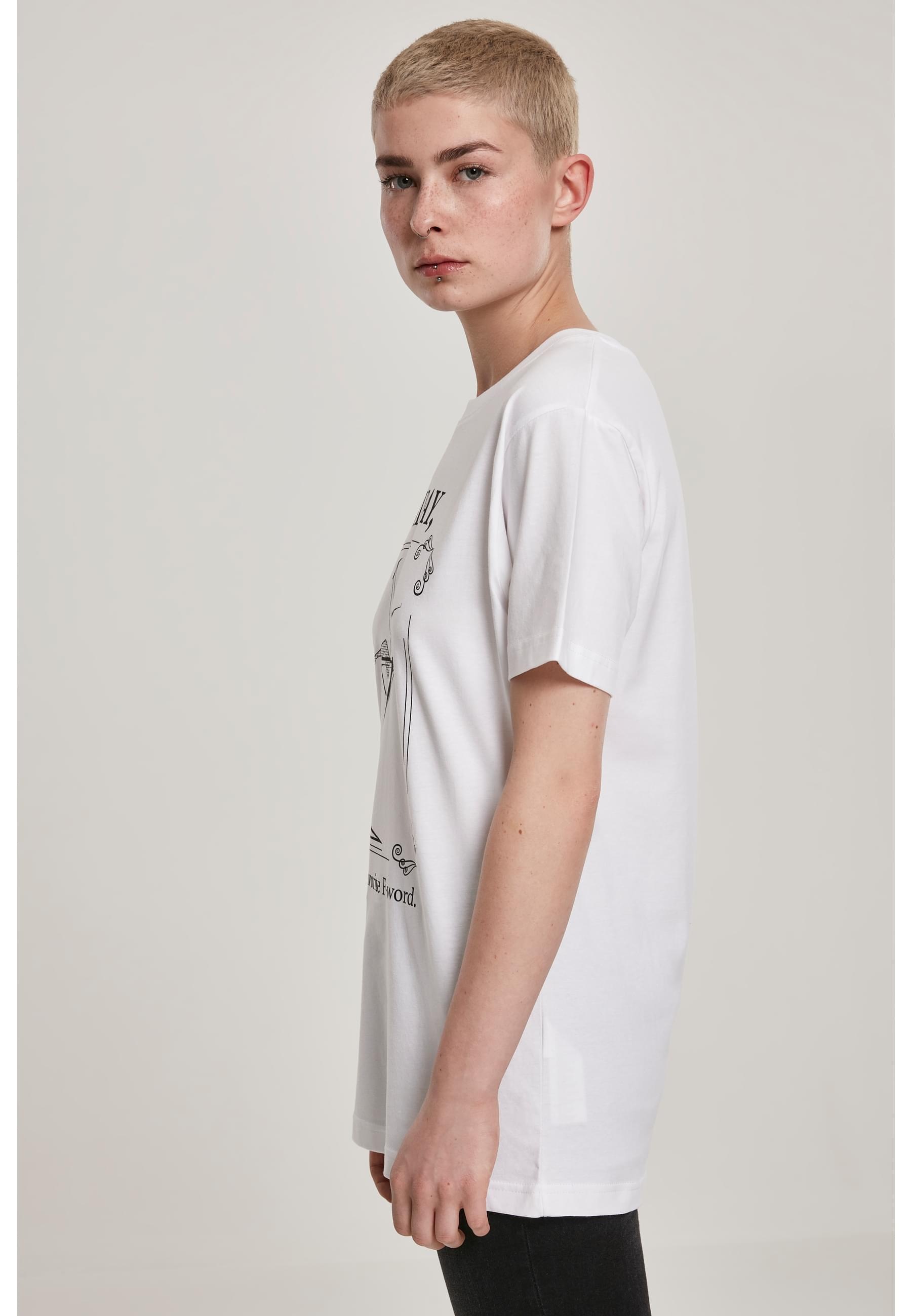 MisterTee Kurzarmshirt »MisterTee Damen Ladies F-Word Tee«, (1 tlg.)