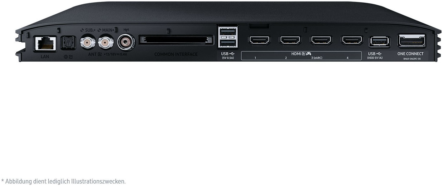 Samsung OLED-Fernseher »GQ77S95FAT« 195 cm/77 ″ Smart-TV HDR Pro & Glare Free, Dolby Atmos & AI Sound, Gaming Hub, bis zu 165Hz