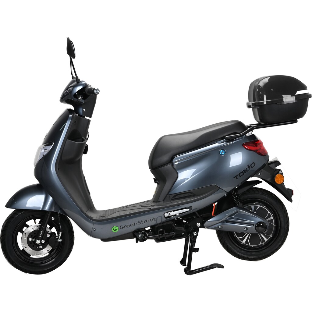 GreenStreet E-Motorroller »Tokio 1500 W + Topcase«