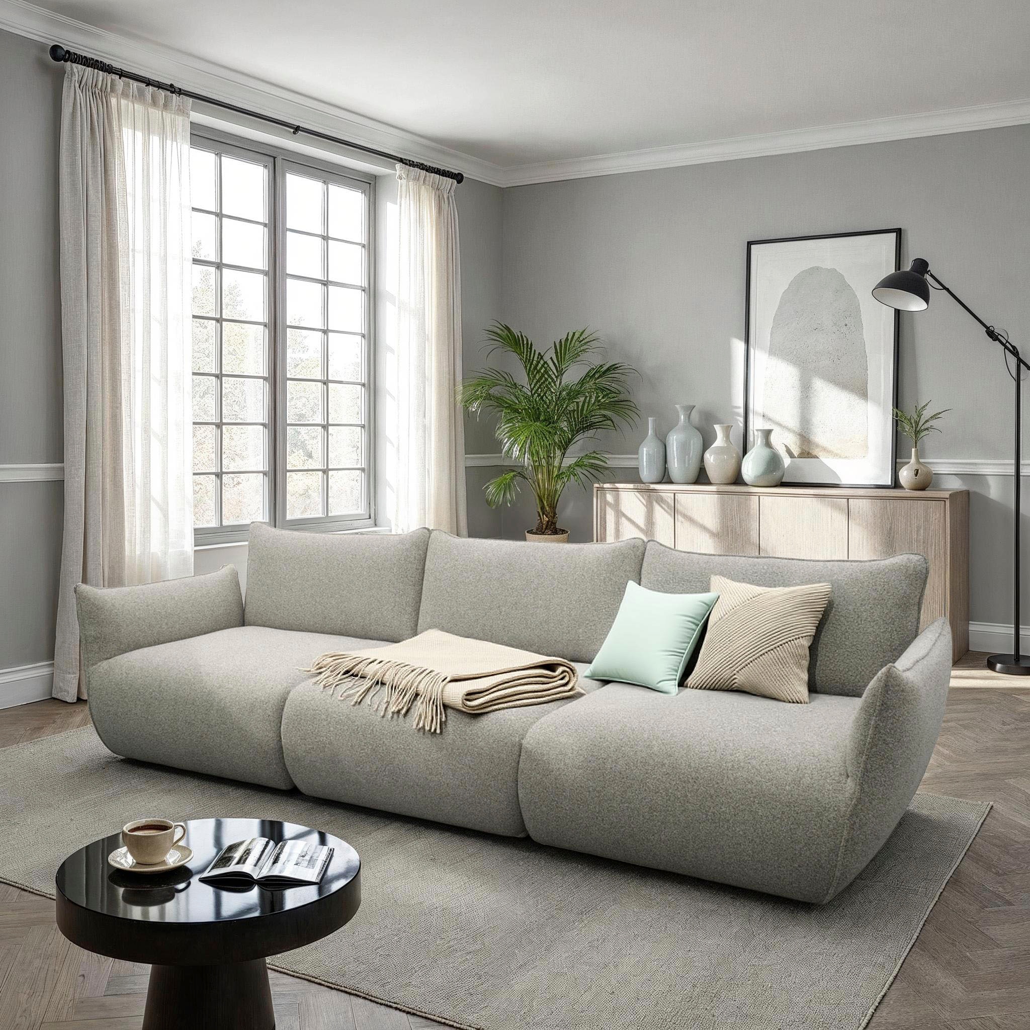 DOMO collection Big-Sofa »800 022 in 2 Breiten, Taschenfederkern für hohen Sitzkomfort«