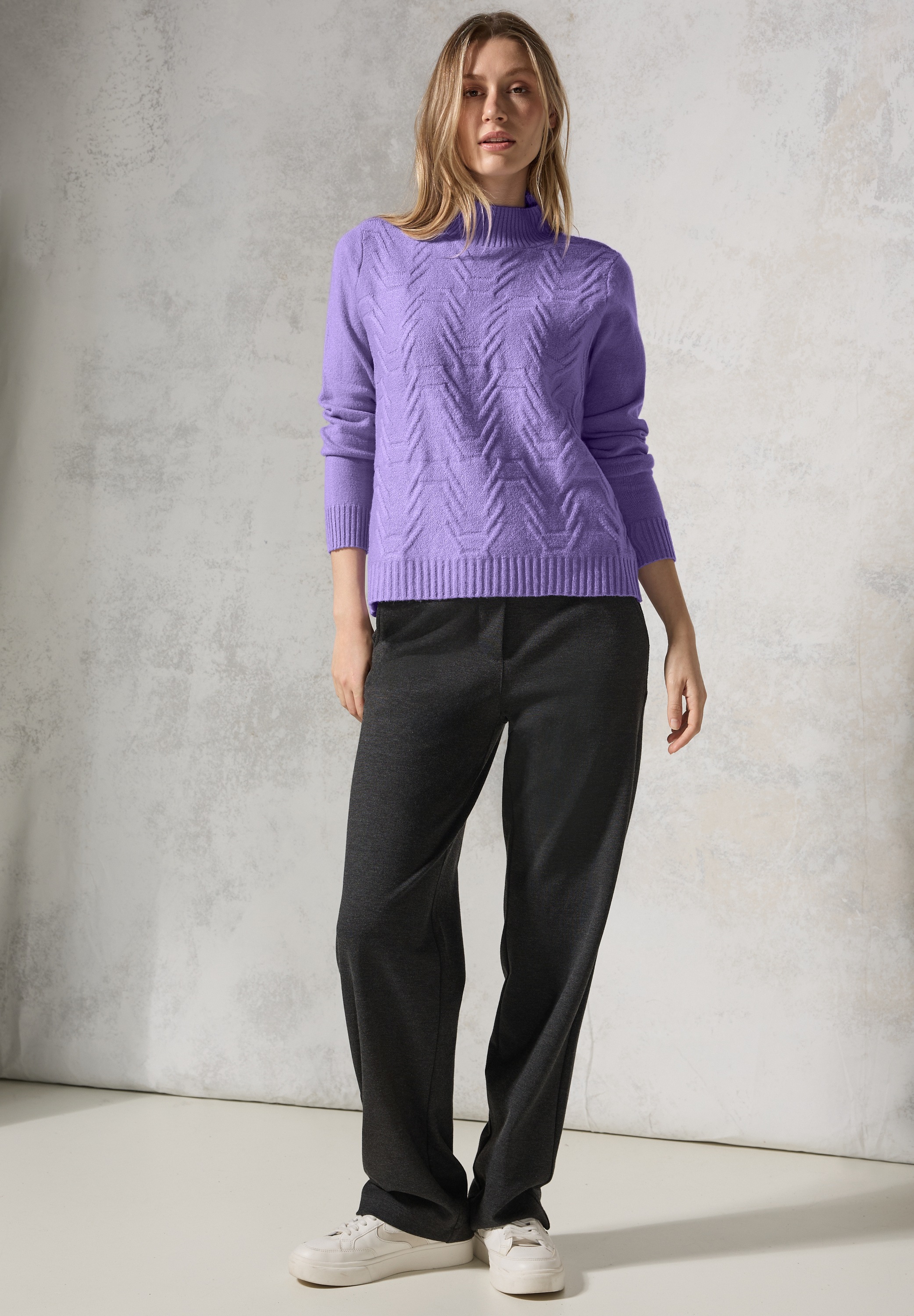 Cecil Strickpullover, im soften Baumwoll-Mix